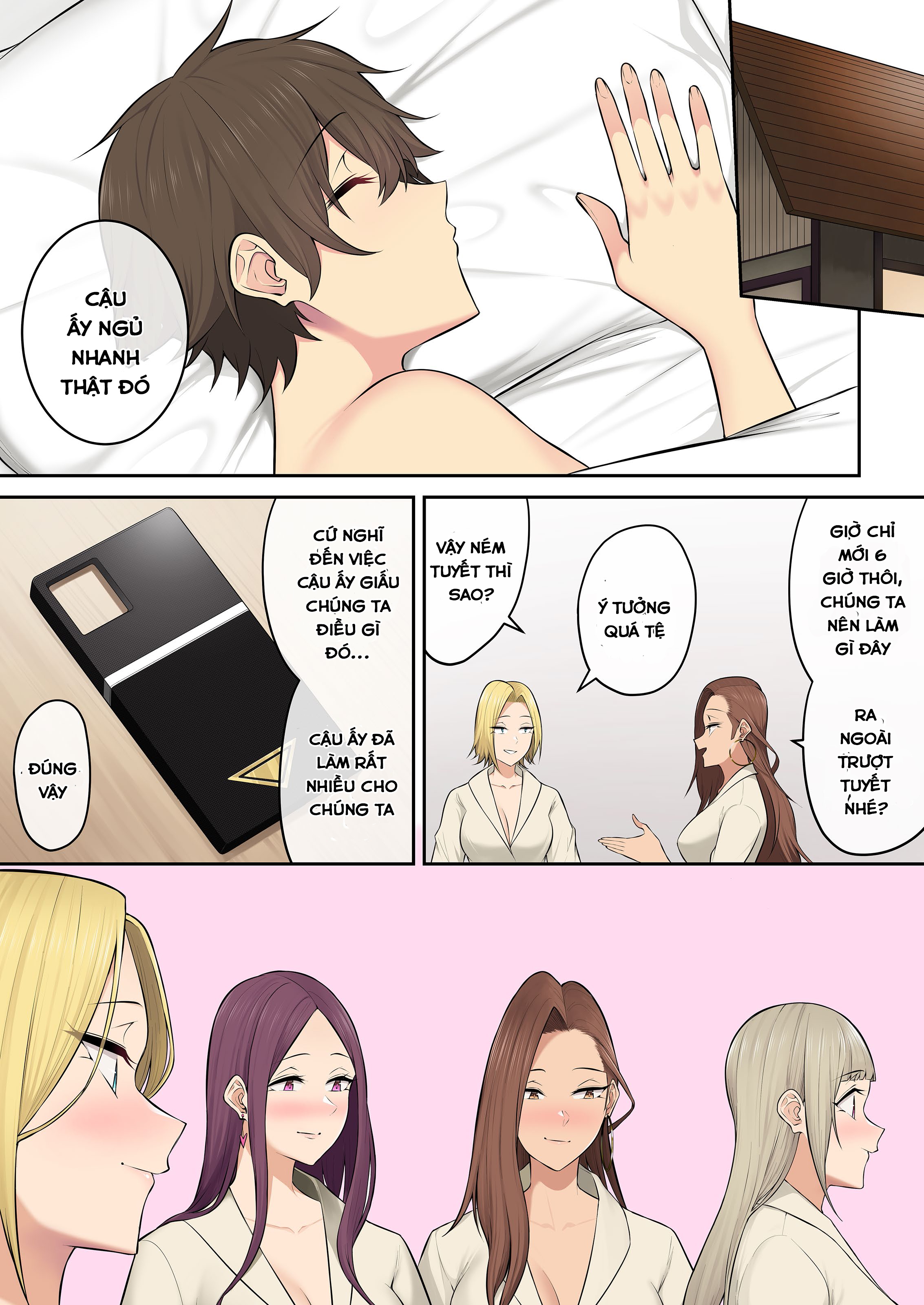 Đọc truyện hentai Imaizumi đưa cả bầy Gyaru về nhà mình - Chap 5