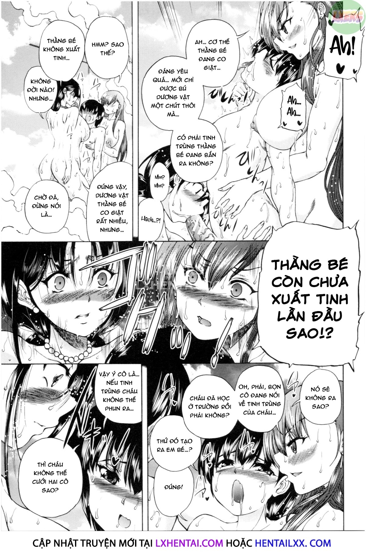 Đọc truyện hentai Oba-Shota Harem - Chap 1