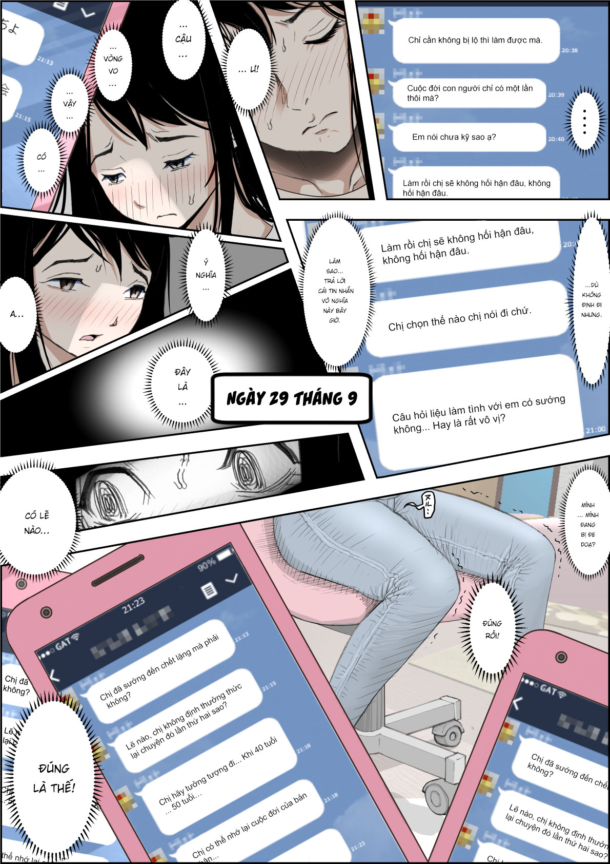 Đọc truyện hentai Charao ni Netorare Route - Vol 4 chap 4.1