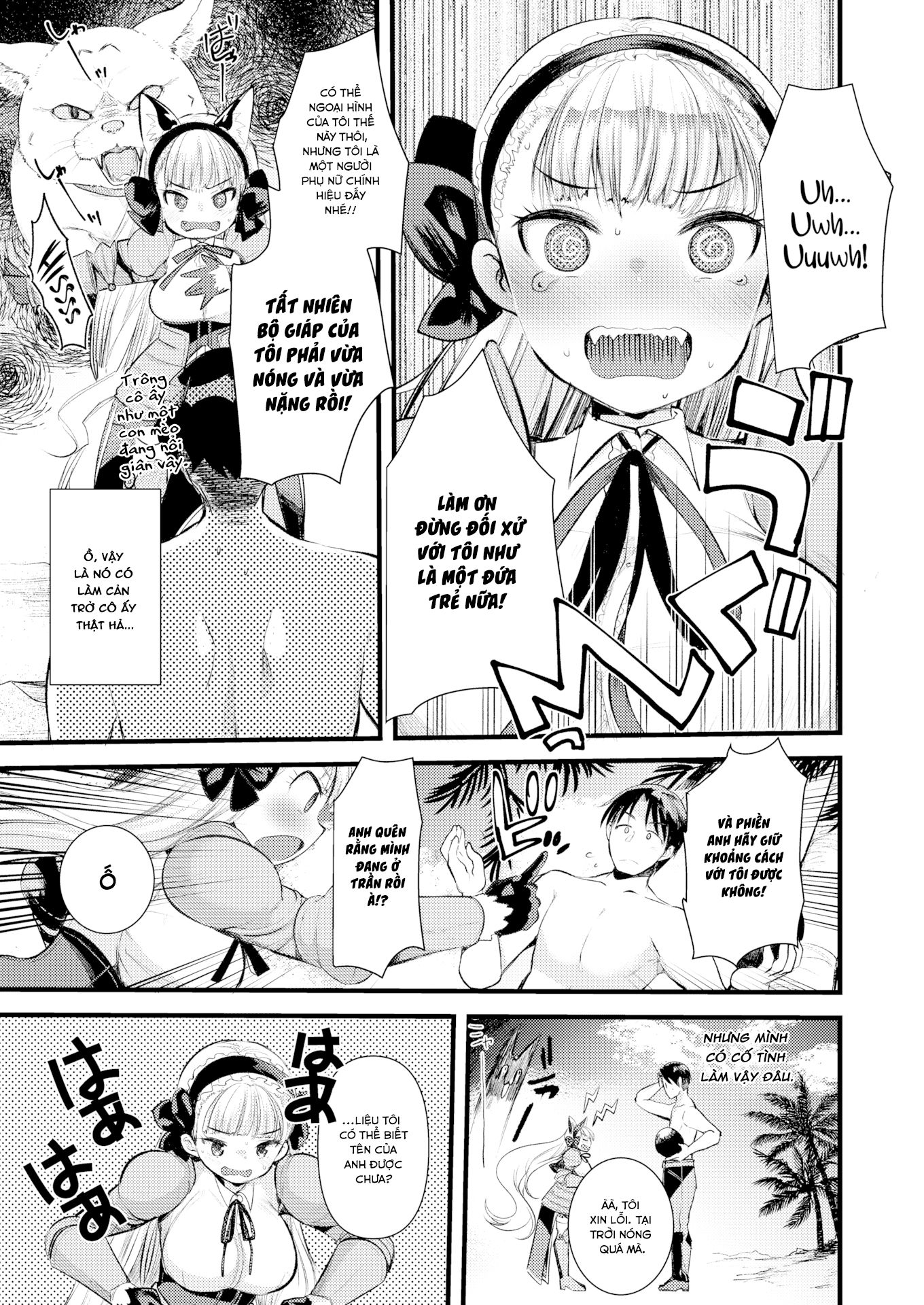Đọc truyện hentai Cuộc sống thư thái nơi đảo hoang cùng cô Kỵ sĩ công chúa Level 1 - Chương 1