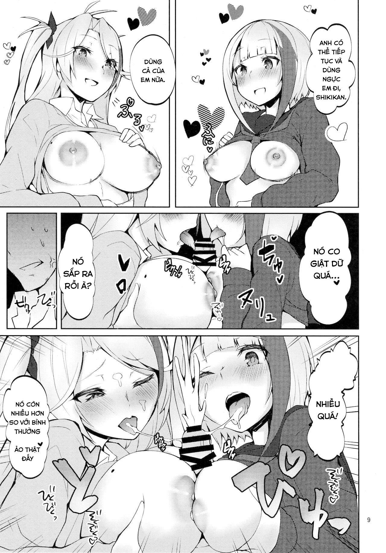 Đọc truyện hentai Anh có thích tàu chị em trong bộ đồng phục không? - Oneshot