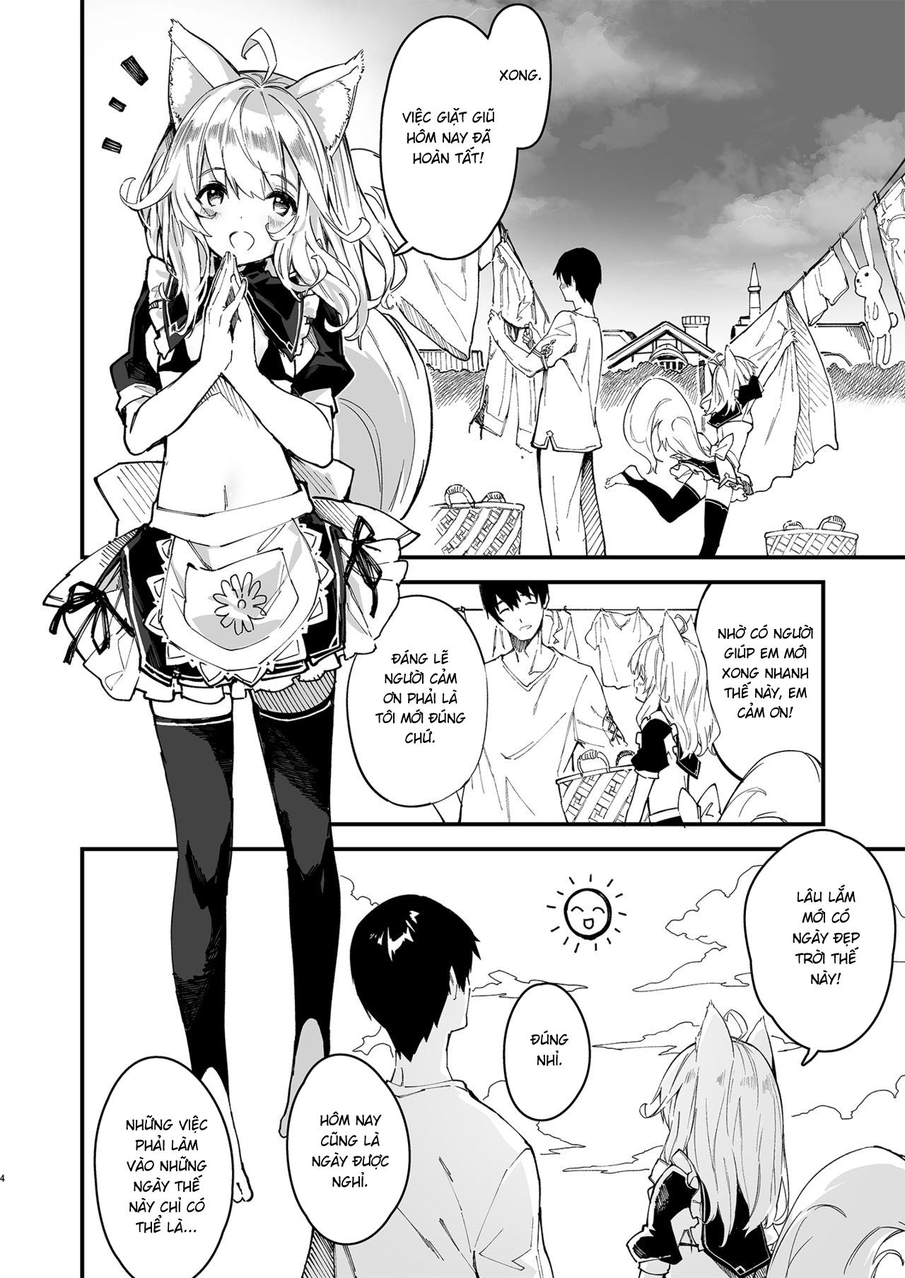 Đọc truyện hentai Sống Cùng Nàng Tai Thú - Chương 2