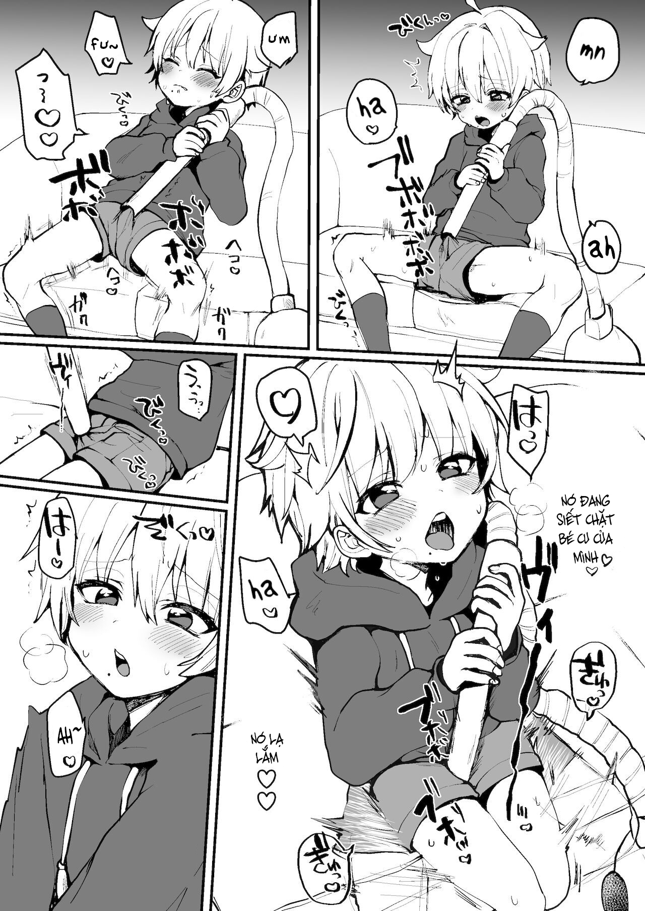 Đọc truyện hentai Neko-chan Manma - Chap 1: Tai nạn với máy hút bụi