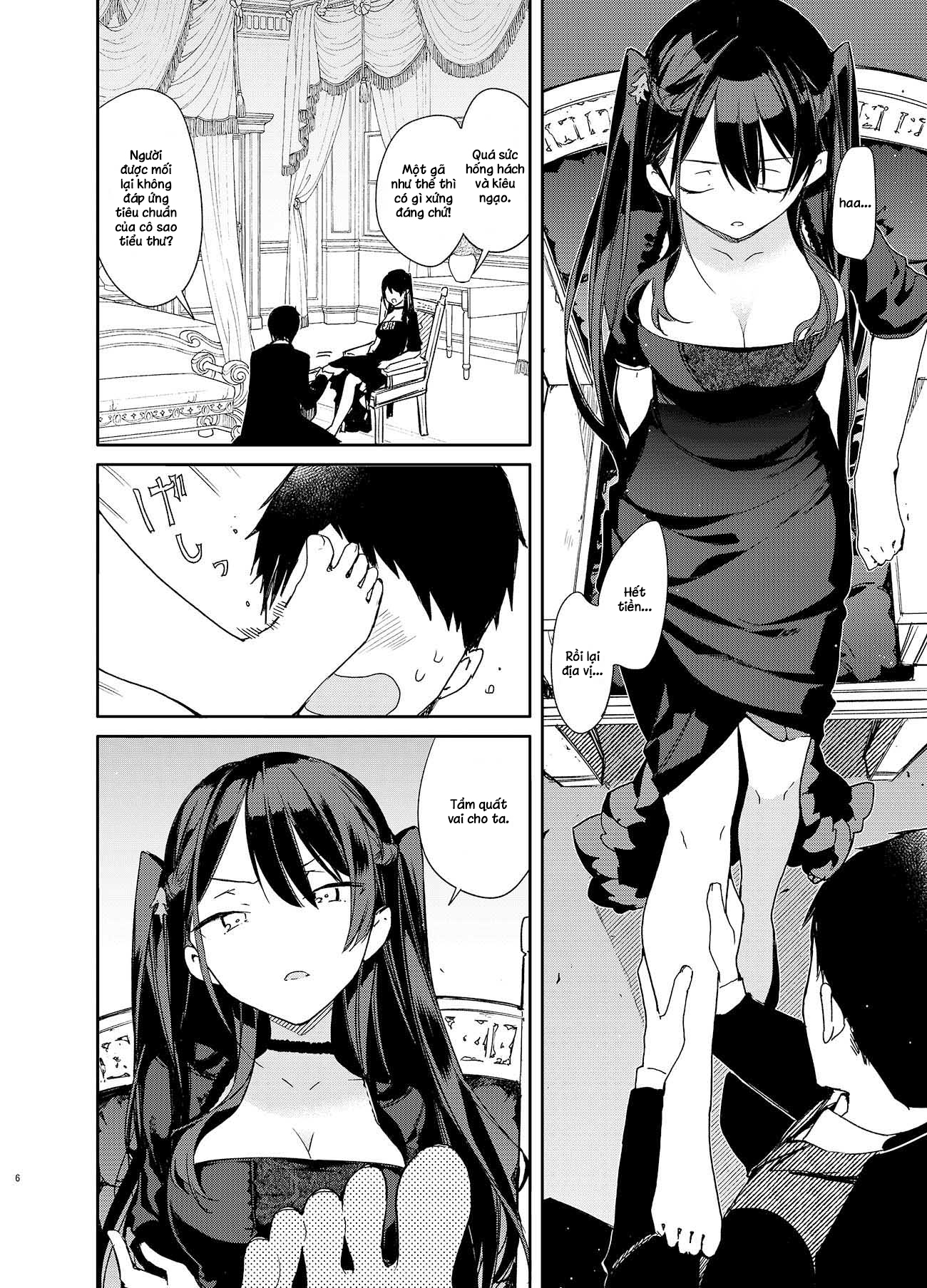 Đọc truyện hentai Takabisha Kyonyuu Ojou-sama to Himitsu no Ecchi - 1 nháy