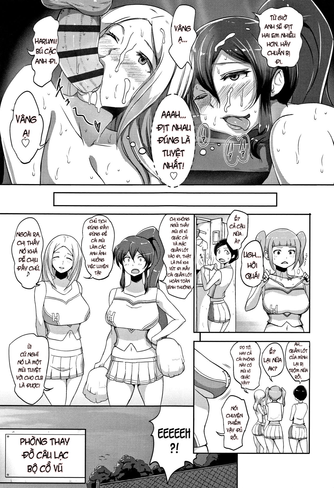Đọc truyện hentai Inshuu Cheer Girl Oneshot