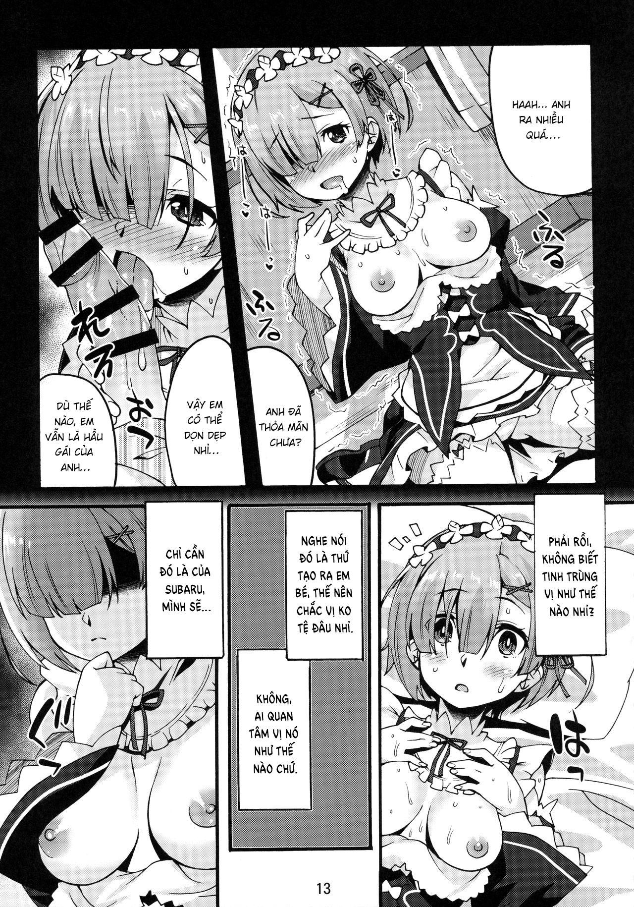 Đọc truyện hentai Rem’s Playing by Herself (Re:Zero Kara Hajimeru Isekai Seikatsu) - Oneshot