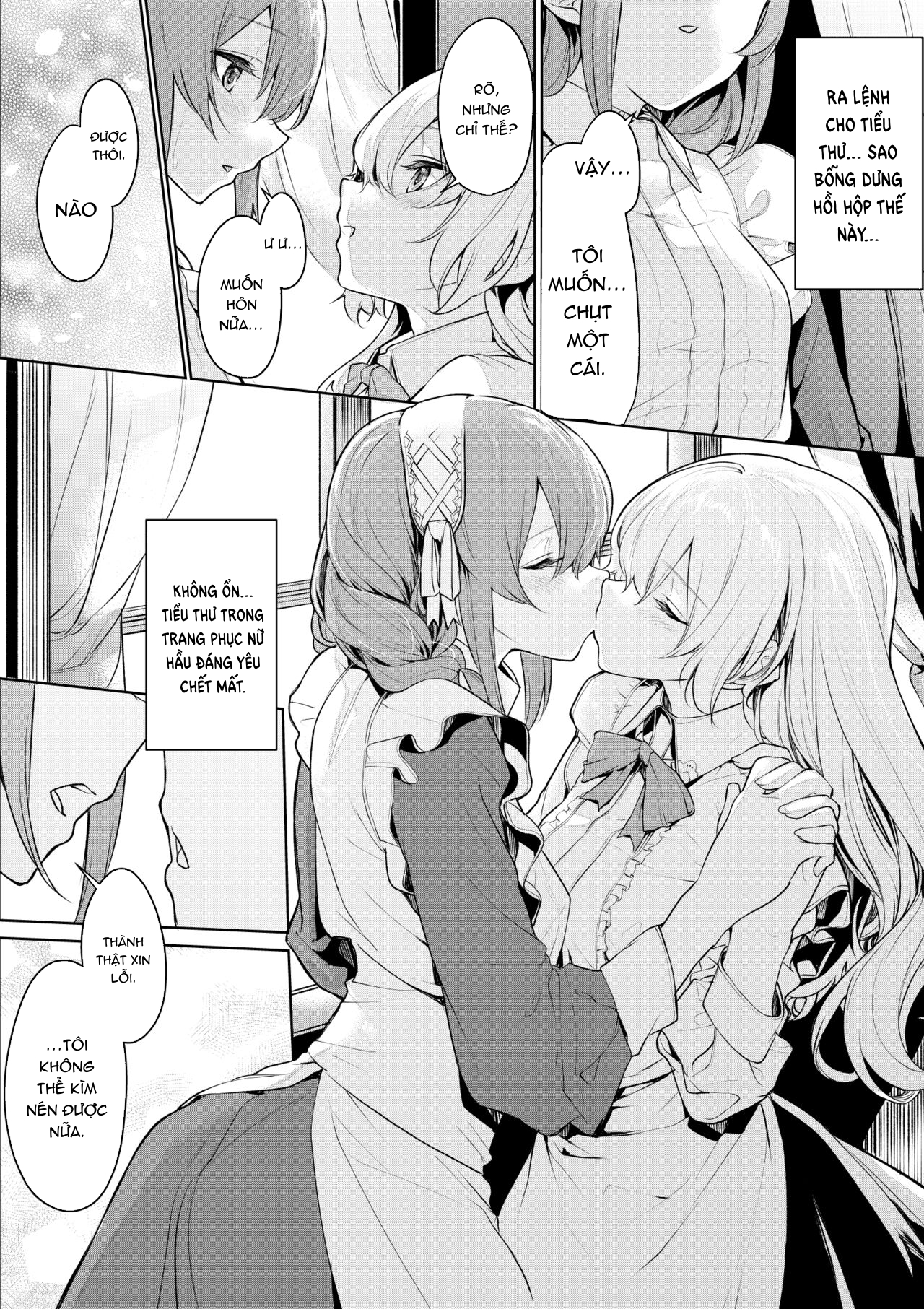 Đọc truyện hentai Tổng hợp oneshot yuri của artists zanka - Chap 2 - Shujuugyakuten suru Ojou-sama to Maid-san