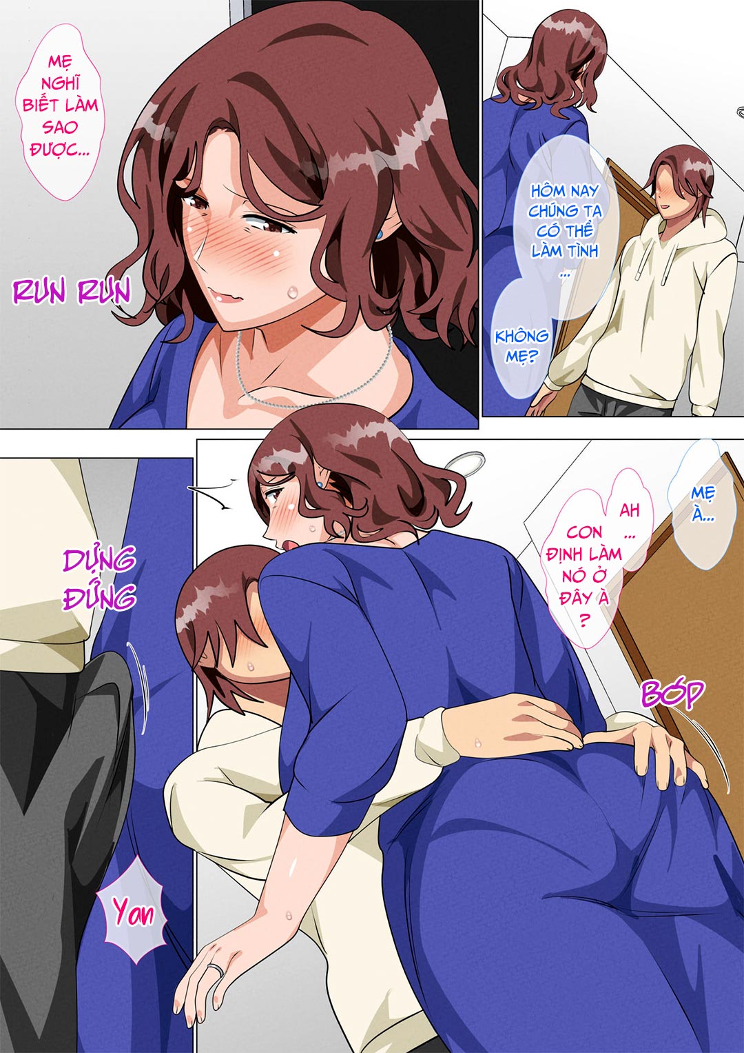 Đọc truyện hentai Mẹ ghé thăm con trai ở Tokyo - Chap 3