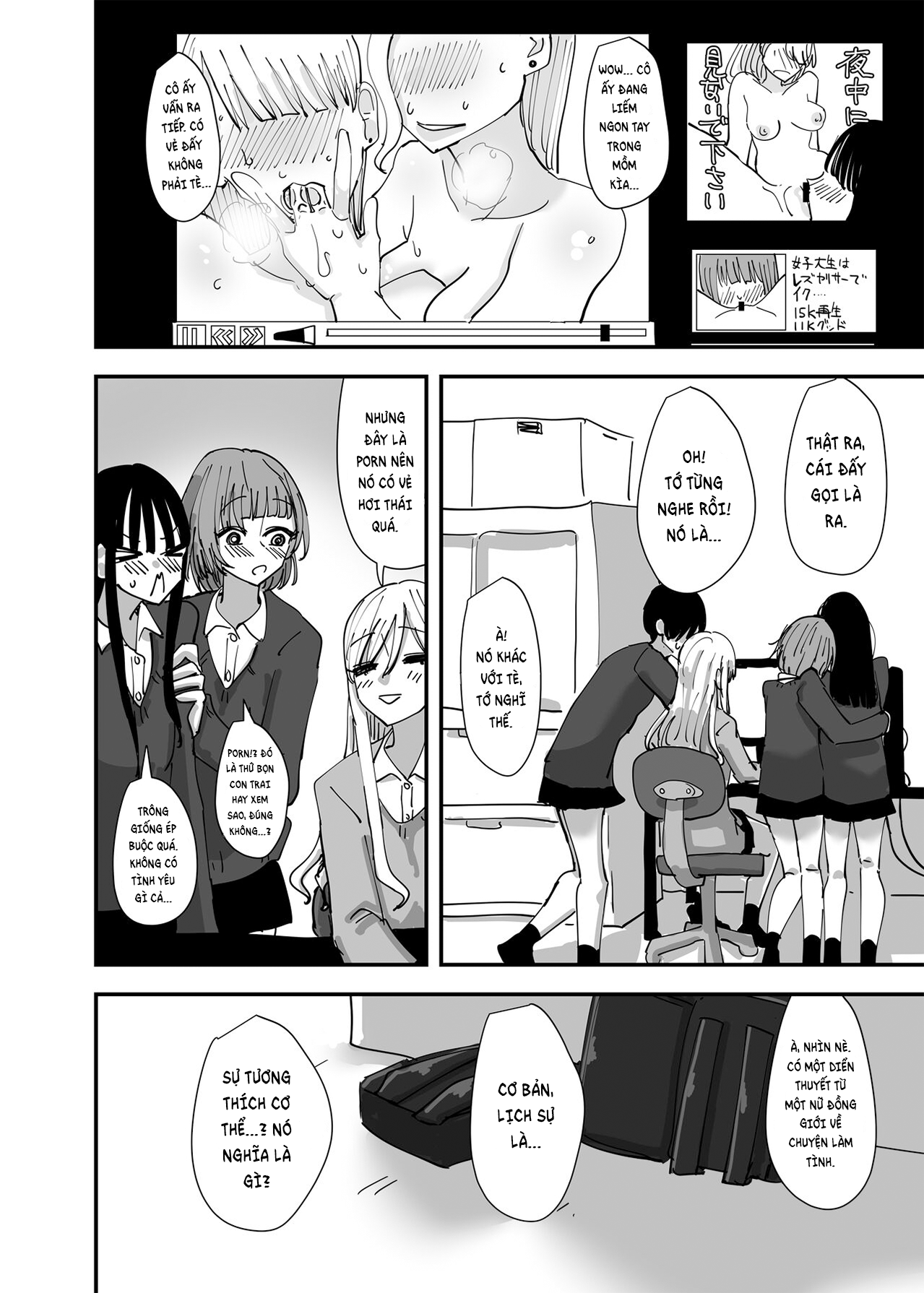 Đọc truyện hentai Chuyện tình của những cô nàng táo bạo - Chap 1