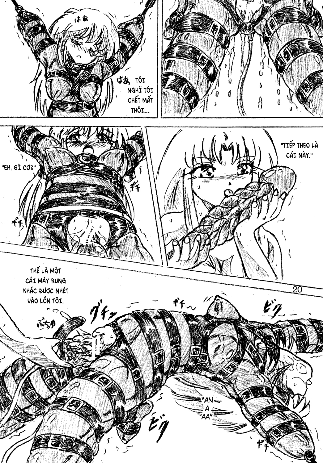 Đọc truyện hentai Jibaku-hime + Osorubeshi Kikai no Pantsu - Oneshot