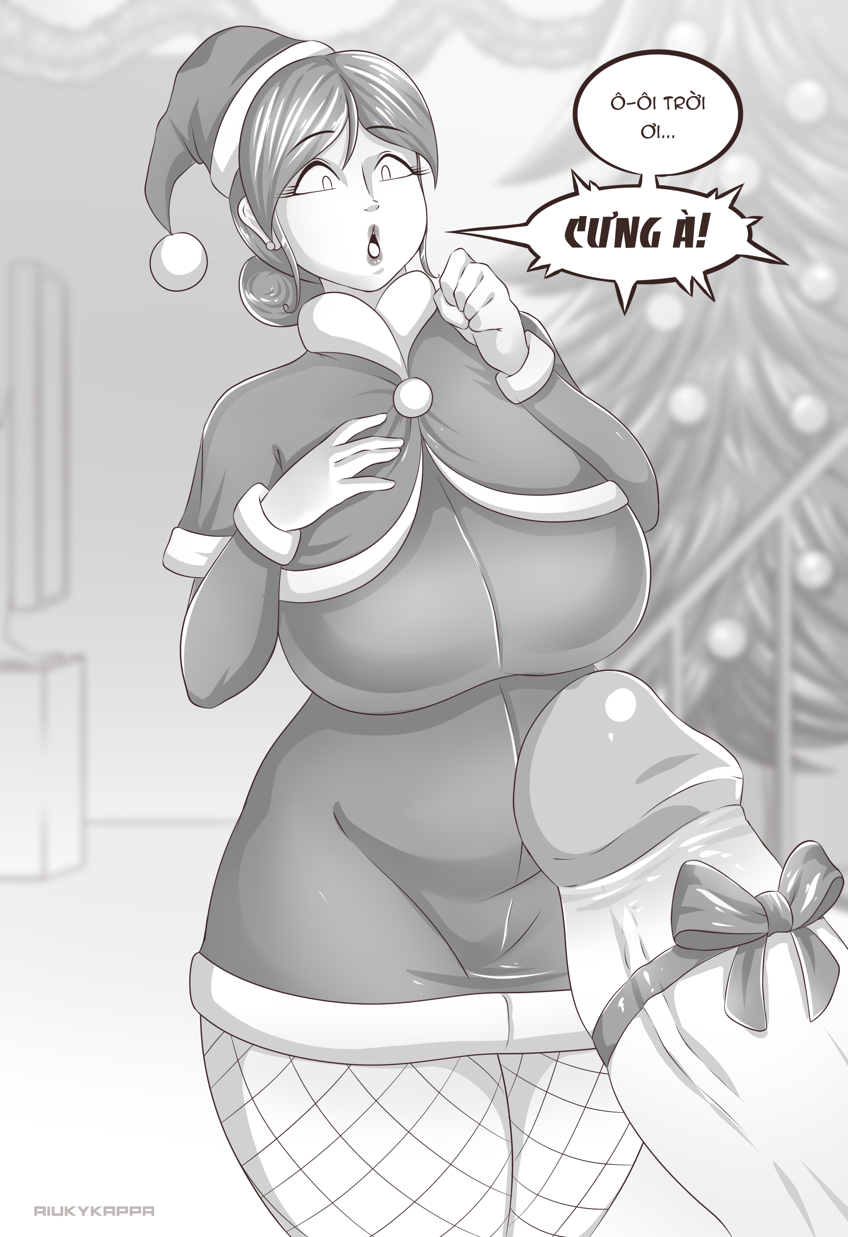 Đọc truyện hentai (Riukykappa) Mom's horny Christmas [Part 3] - Oneshot