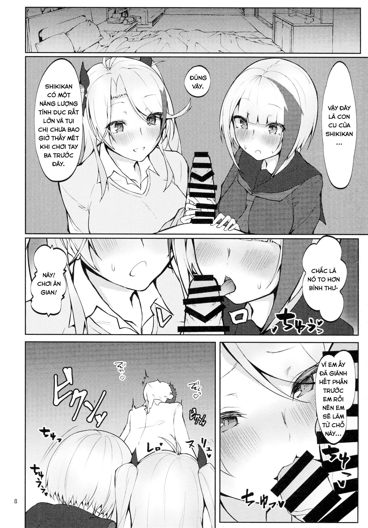 Đọc truyện hentai Anh có thích tàu chị em trong bộ đồng phục không? - Oneshot