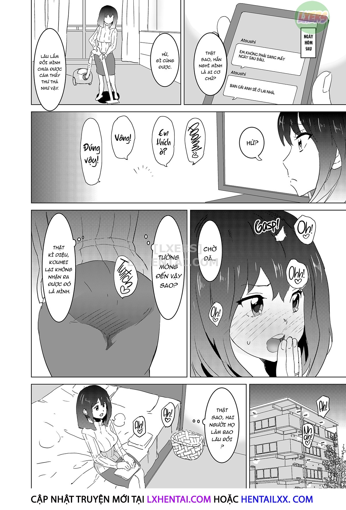 Đọc truyện hentai My Wife Would Never Moan Like in the Unrealistic Porn My Neighbor Watches - Chap 2