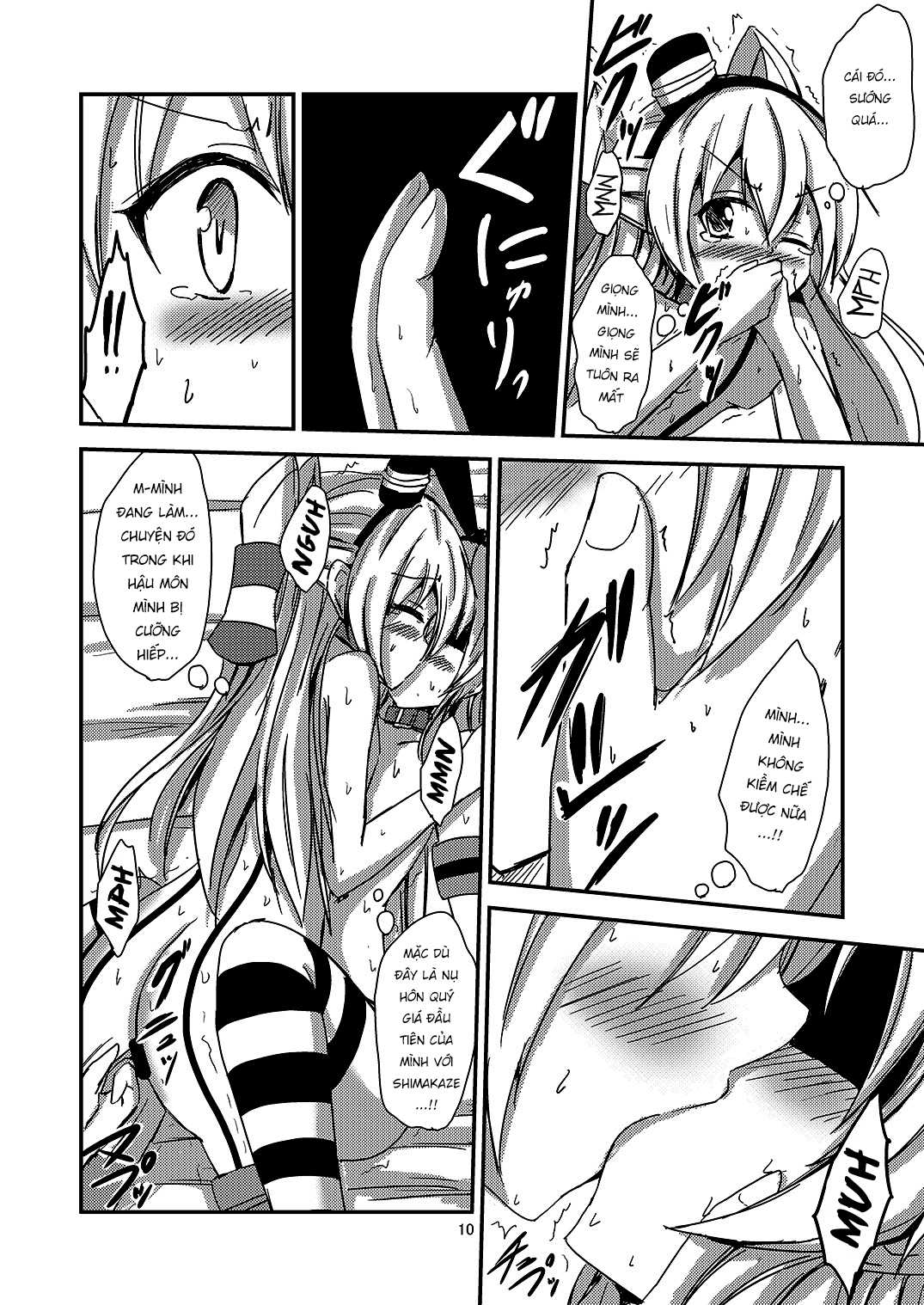 Đọc truyện hentai Kuubo Wo-Kyuu-chan no Amatsukaze Yuri Dorei Choukyou - Oneshot