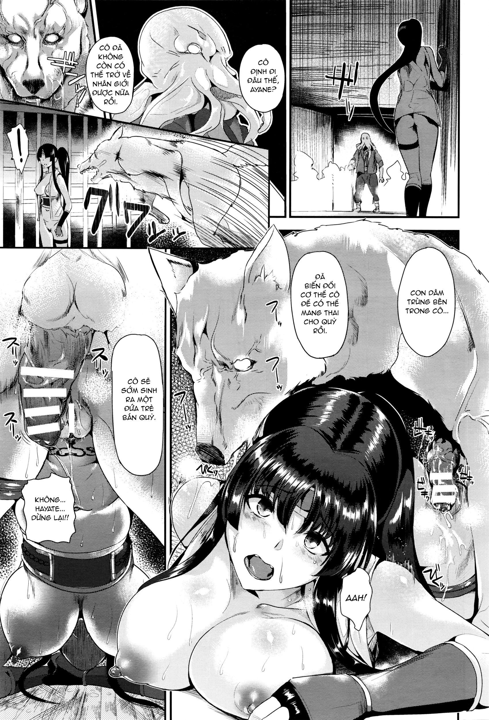 Đọc truyện hentai Torawareta Taimashi Ayane - Oneshot