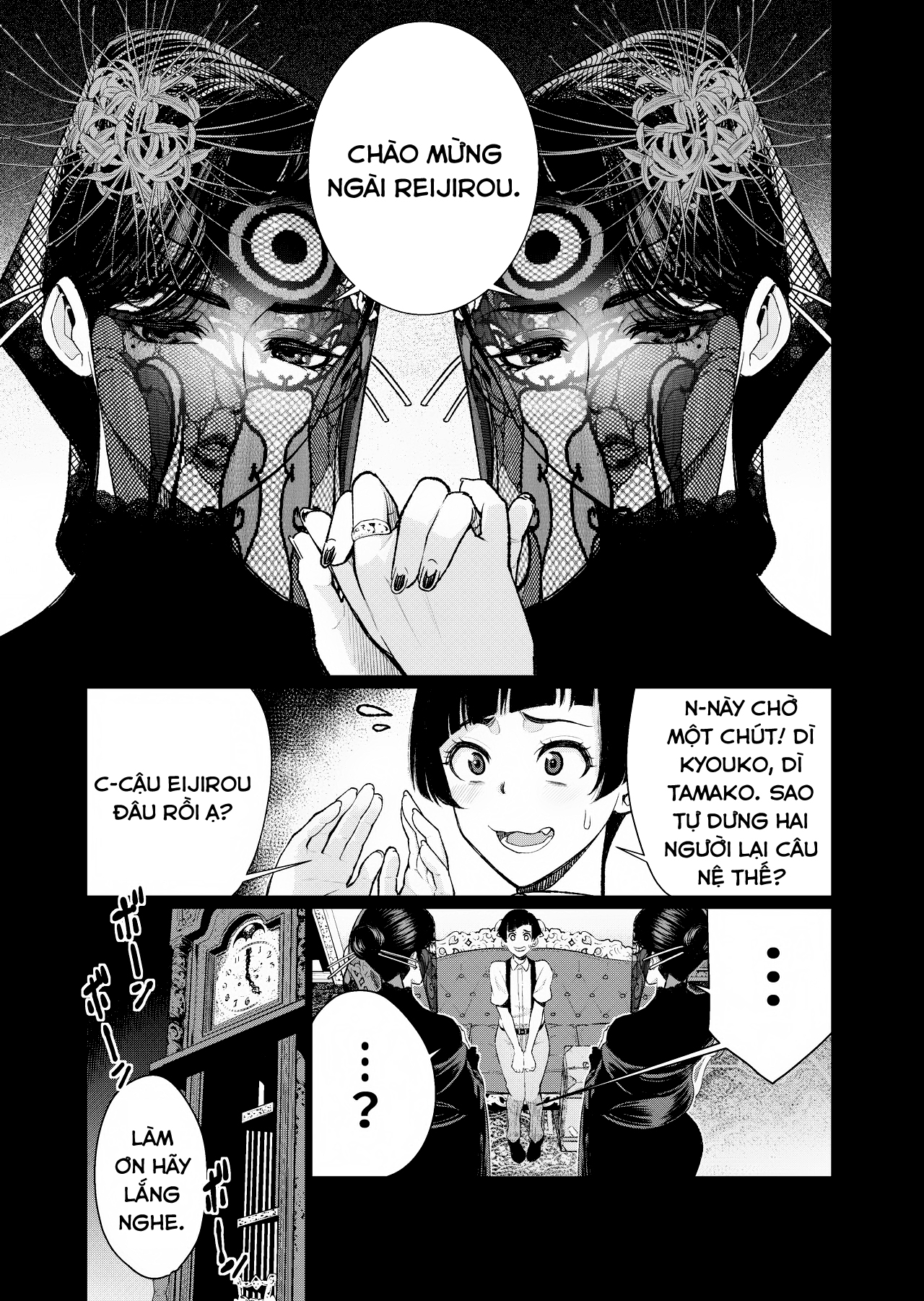 Đọc truyện hentai Nghi thức dâm dục cùng với hai người dì sinh đôi - Oneshot