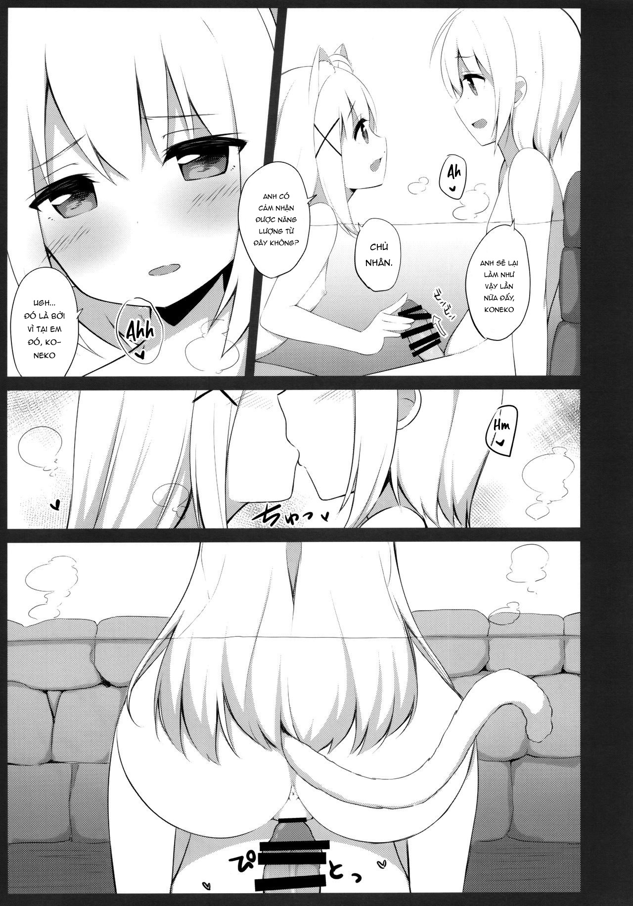 Đọc truyện hentai Kỳ nghỉ đông hư hỏng của chủ nhân và Koneko - Oneshot