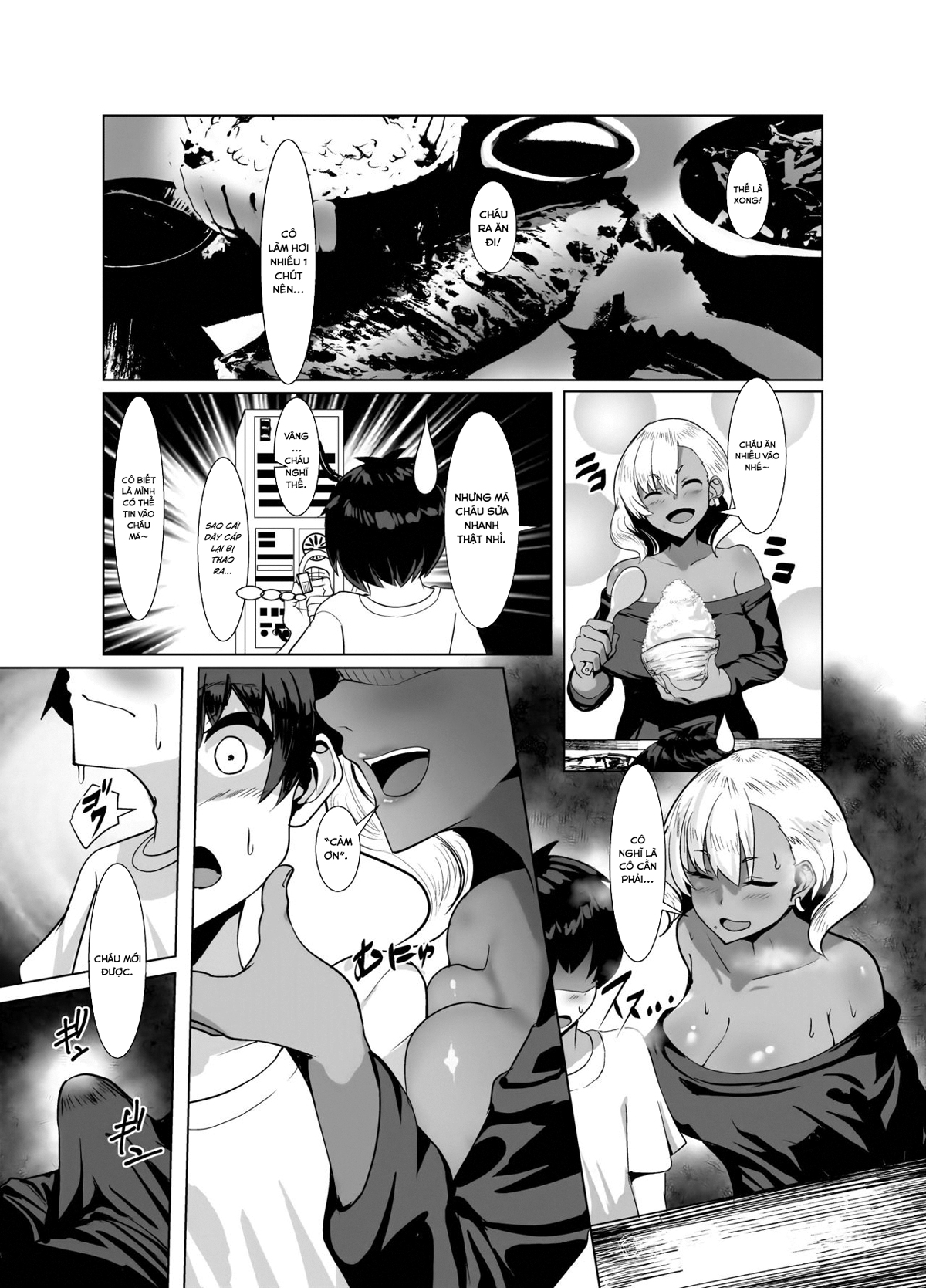 Đọc truyện hentai Kỳ nghỉ hè cùng với bà cô Gal đã lập gia đình - Oneshot