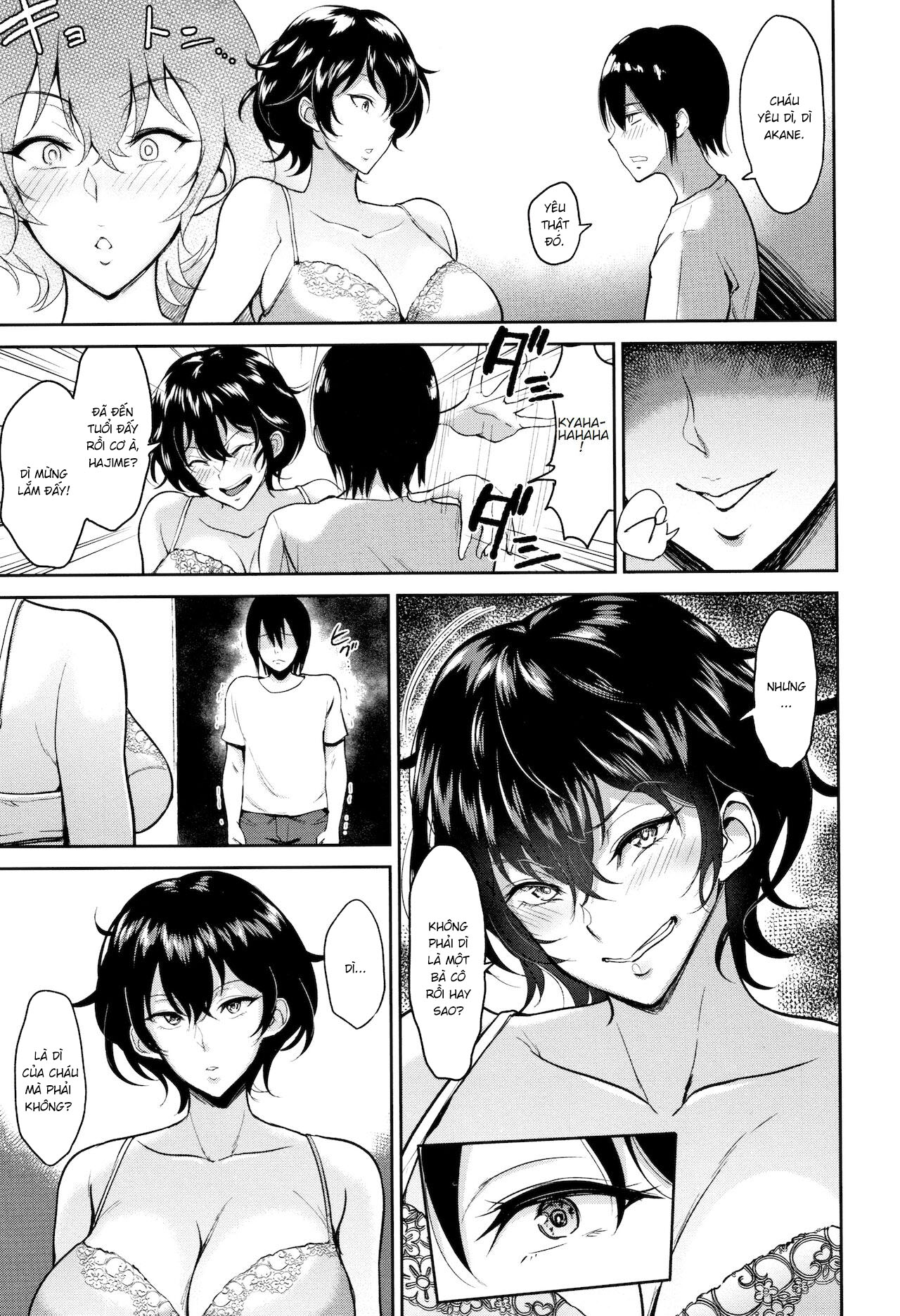Đọc truyện hentai Dì Akane và tôi - Oneshot