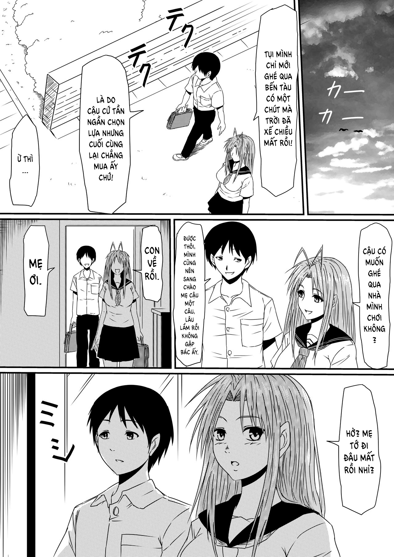 Đọc truyện hentai Thiếu niên và con cặc thần thánh! Chap 2 Chơi cả mẹ lẫn con