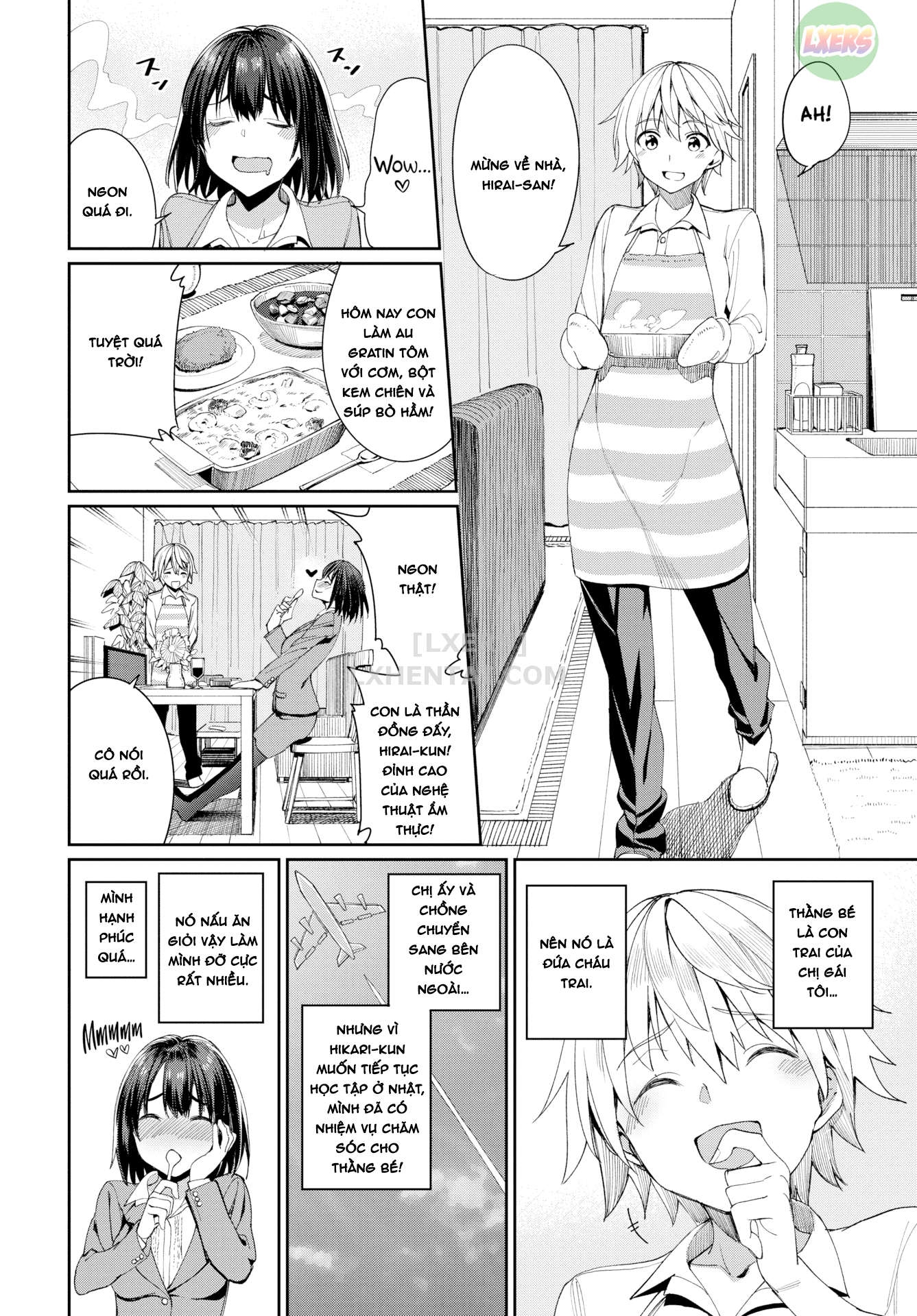 Đọc truyện hentai Dì cháu chung nhà - Oneshot - Không che