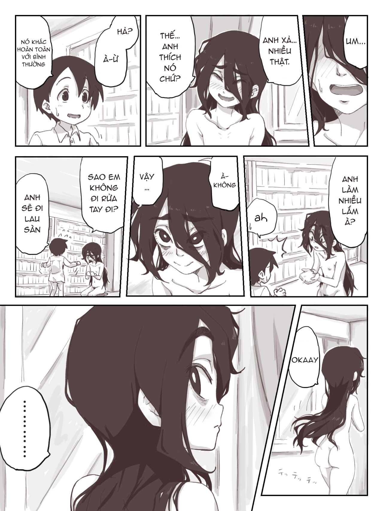 Đọc truyện hentai Senpai, hãy ra trên tay em - Oneshot