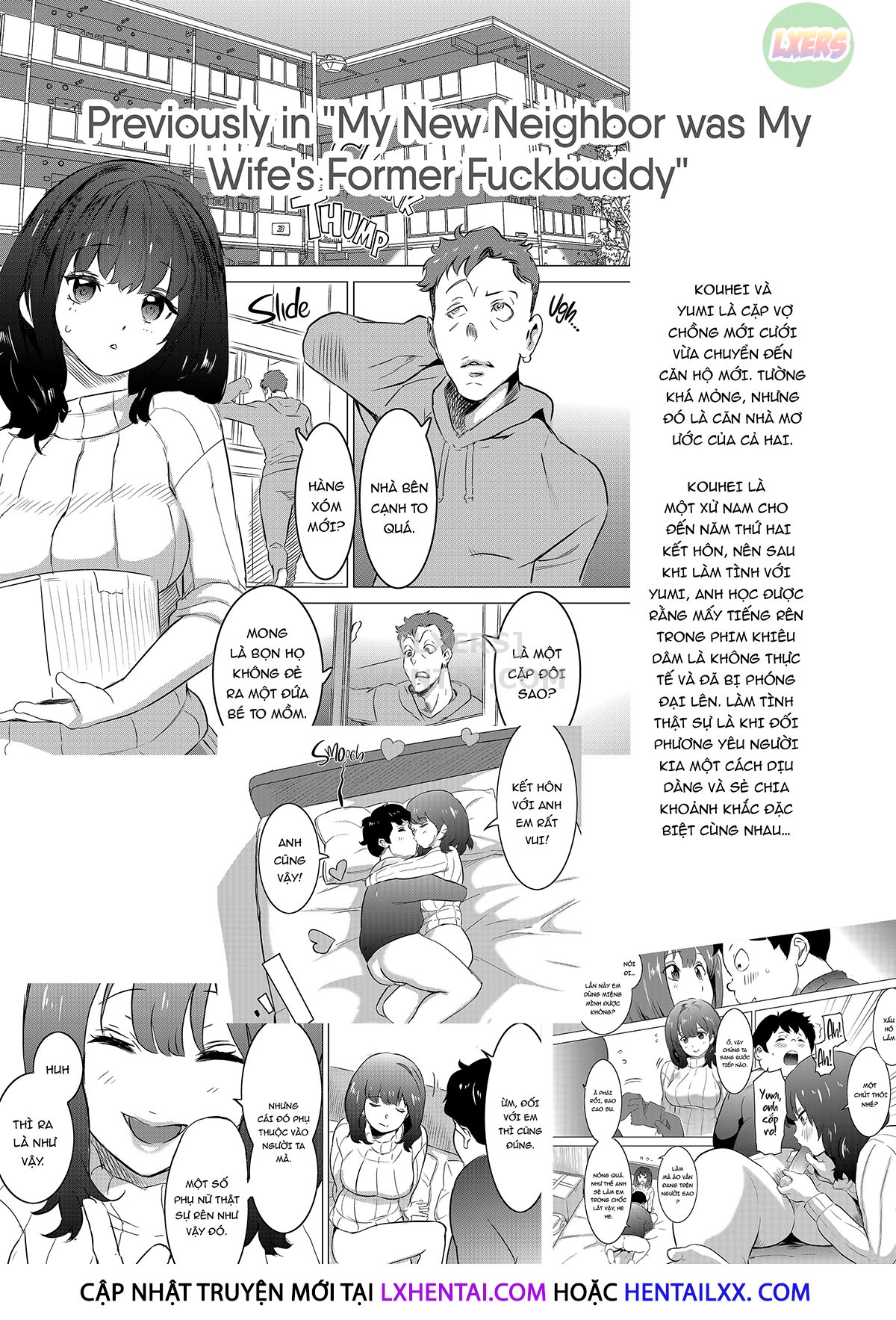 Đọc truyện hentai My Wife Would Never Moan Like in the Unrealistic Porn My Neighbor Watches - Chap 2