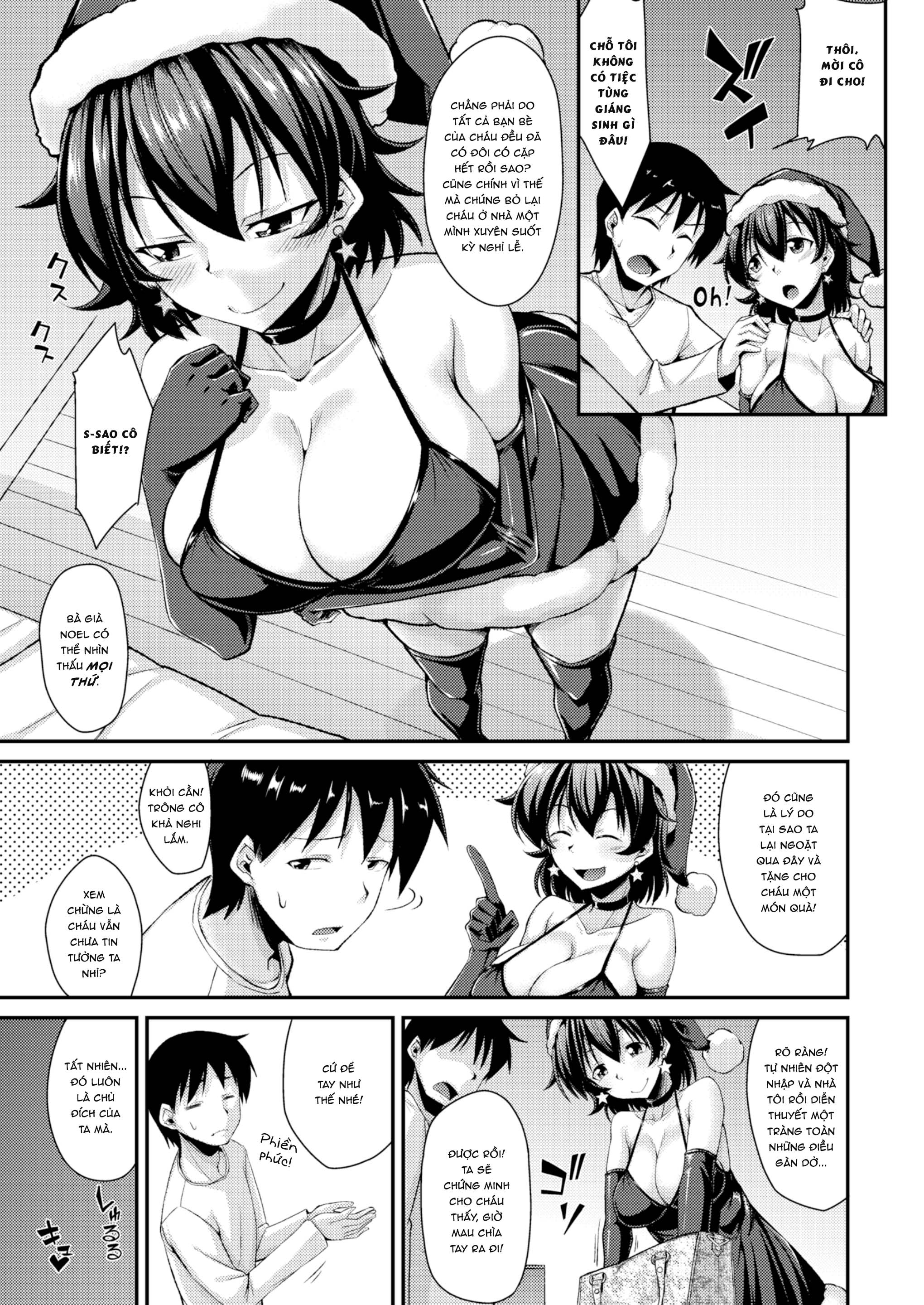 Đọc truyện hentai Bà già Noel trèo cửa sổ Oneshot