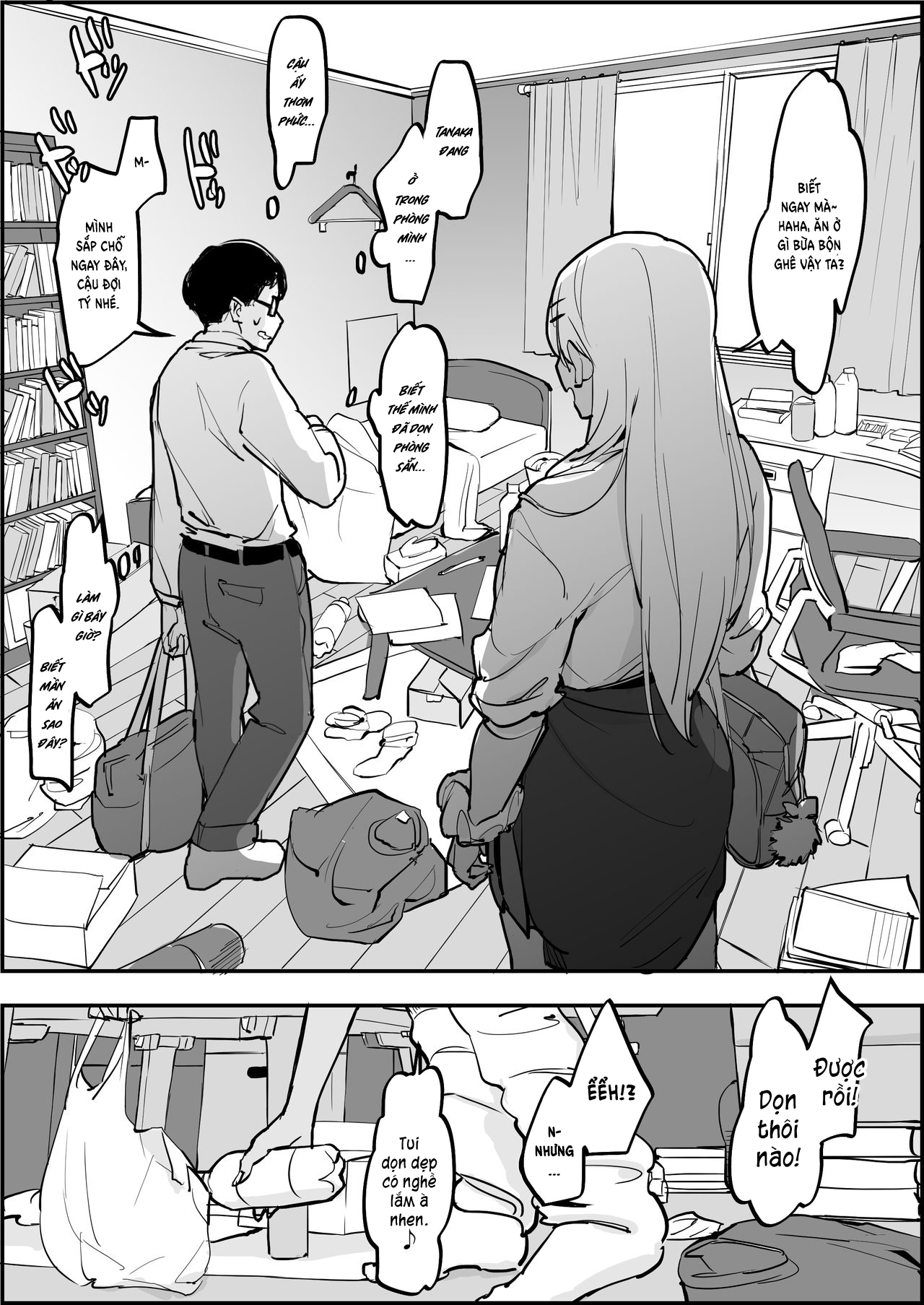 Đọc truyện hentai Nàng Gyaru không mời mà đến - Oneshot