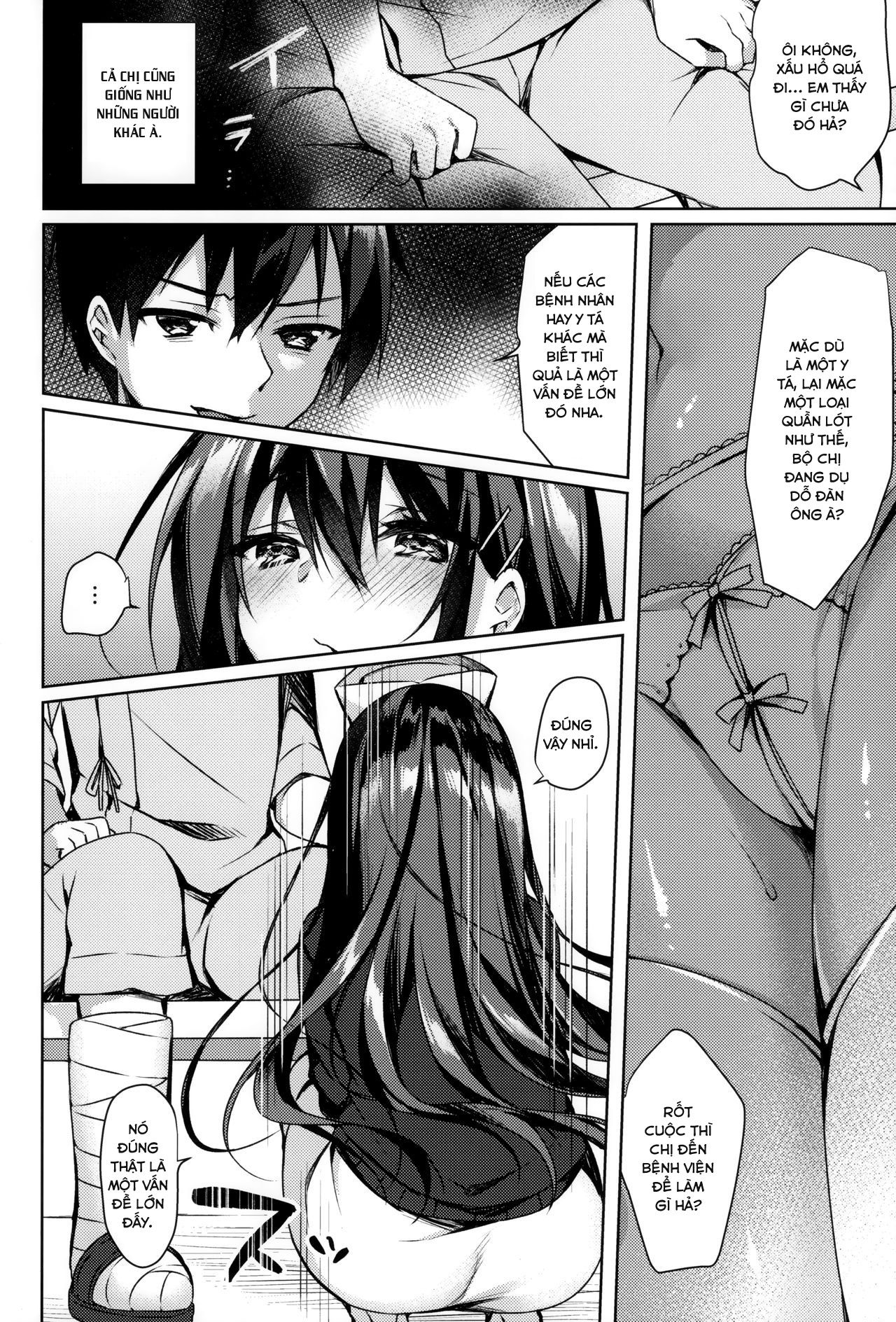 Đọc truyện hentai Sonna Pants de Nurse ka yo - Oneshot