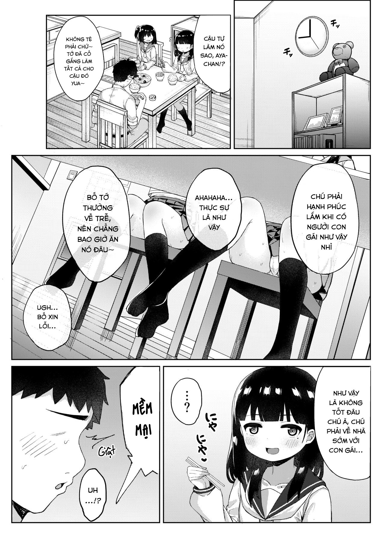 Đọc truyện hentai Bí mật tạo ra em bé với bố của bạn - Oneshot