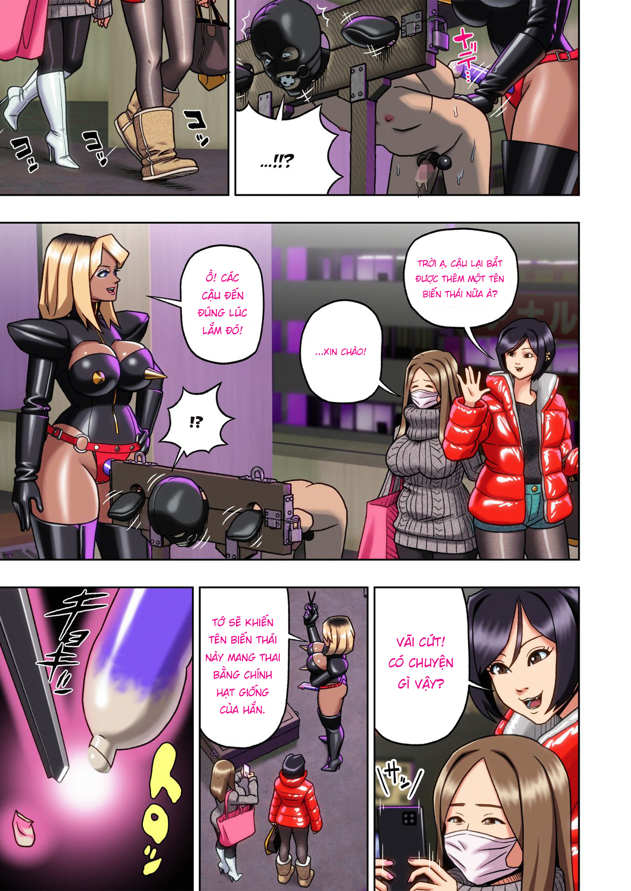 Đọc truyện hentai Black Gyaru Bondage - Oneshot