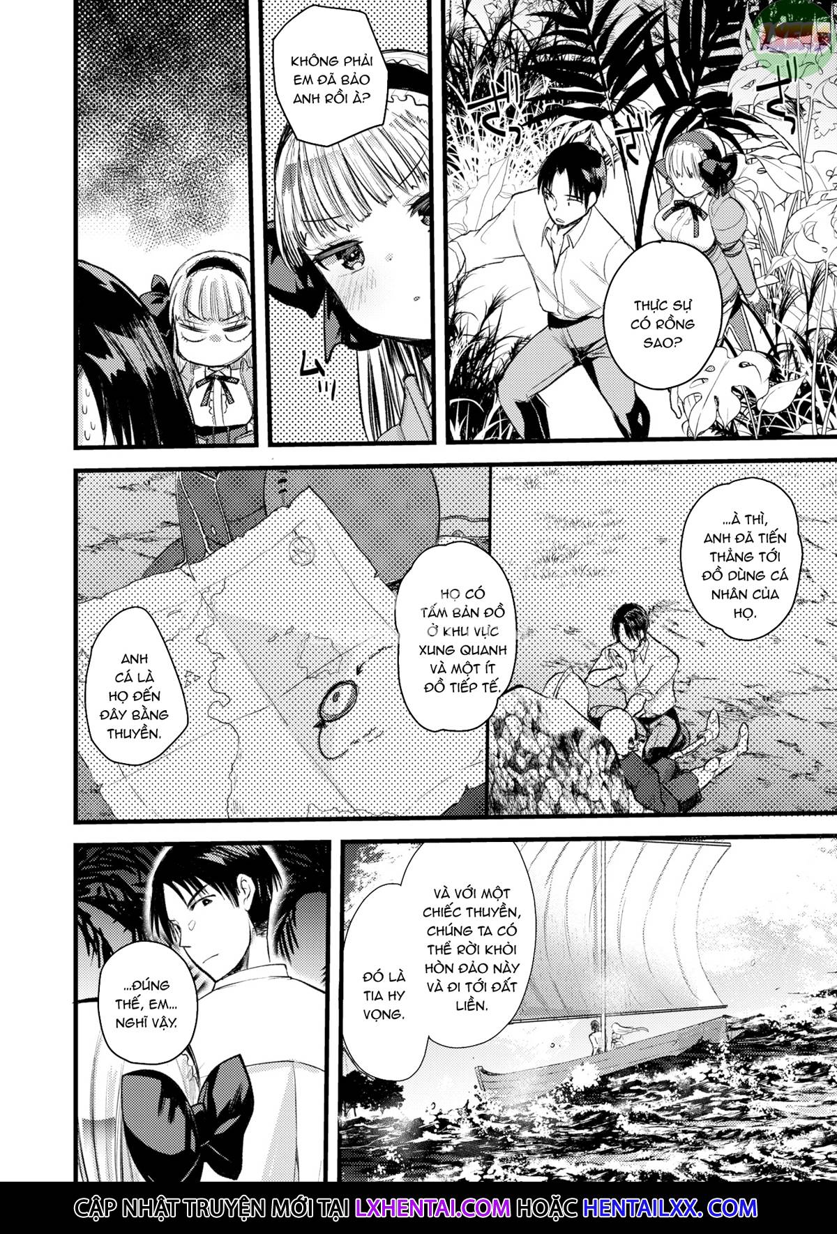 Đọc truyện hentai Cuộc sống thư thái nơi đảo hoang cùng cô Kỵ sĩ công chúa Level 1 - Chap 6