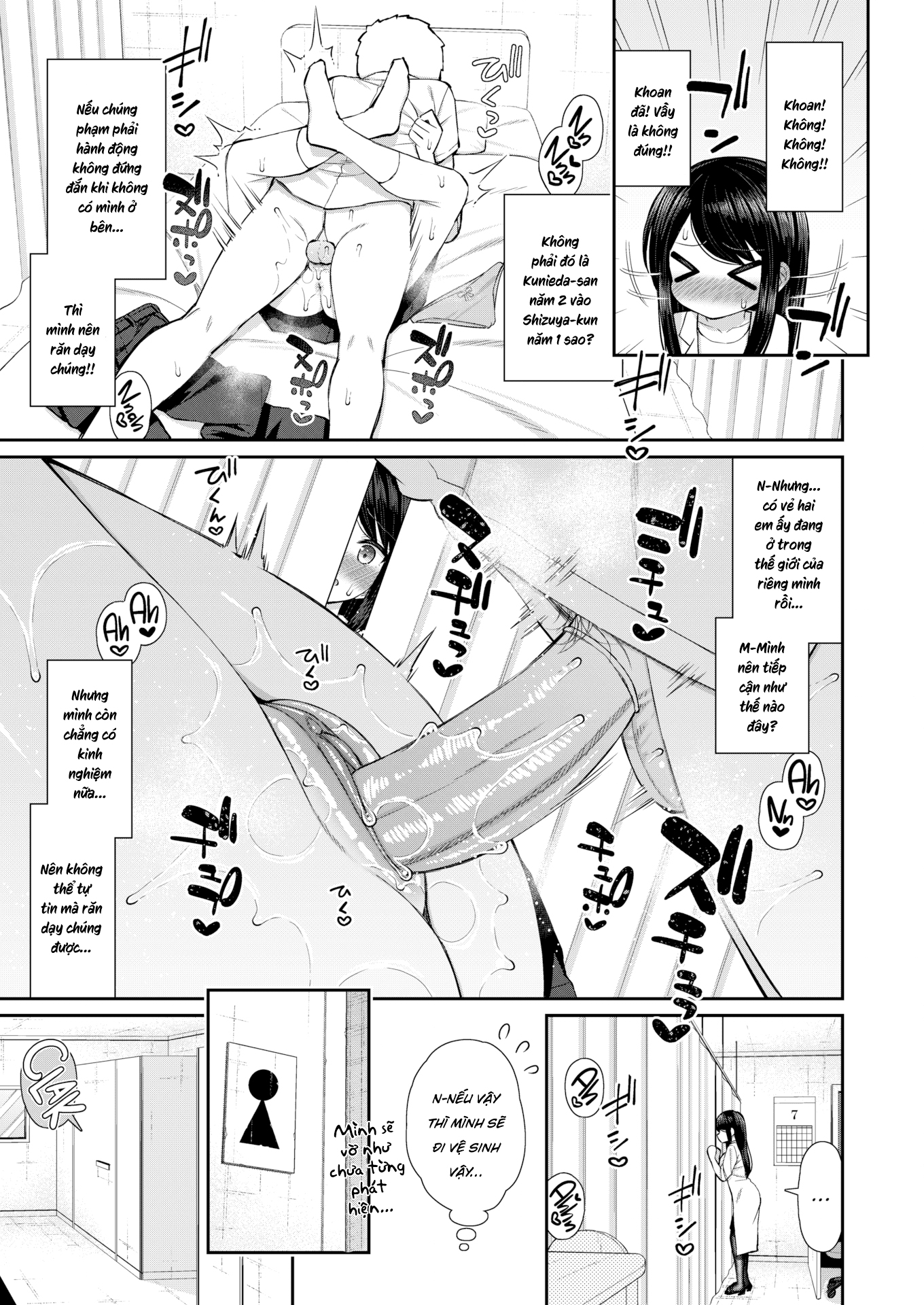Đọc truyện hentai Làm tình với senpai và cô giáo. - Chap 1