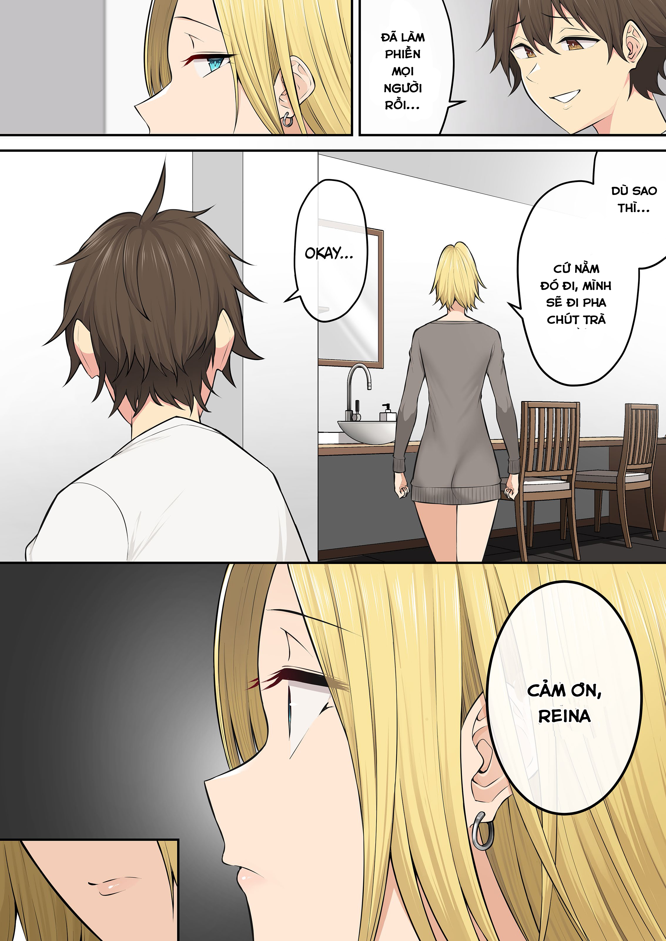 Đọc truyện hentai Imaizumi đưa cả bầy Gyaru về nhà mình - Chap 5