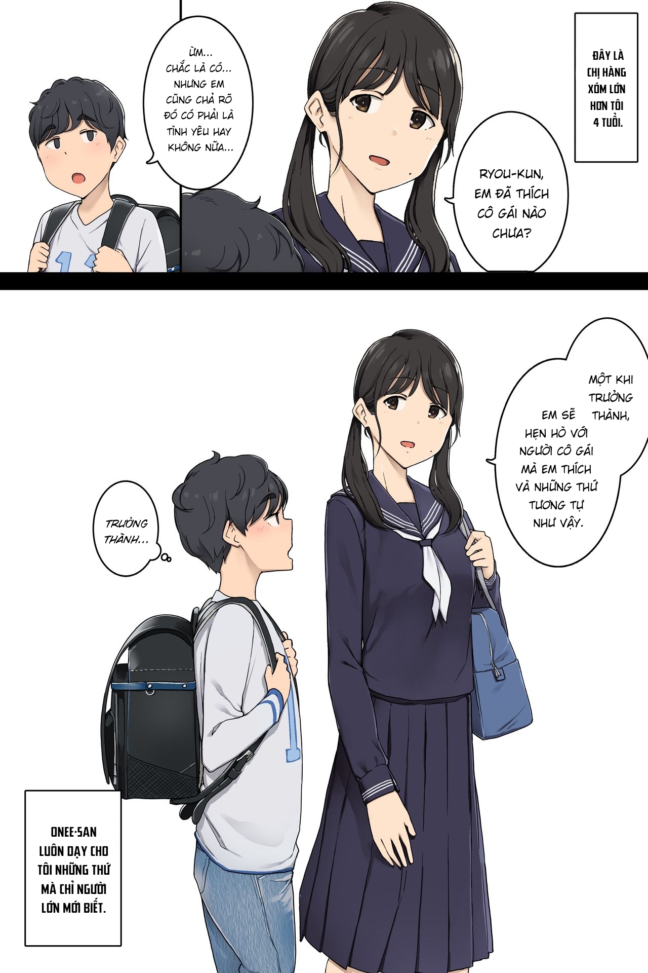 Đọc truyện hentai Chị hàng xóm thông thái - Oneshot