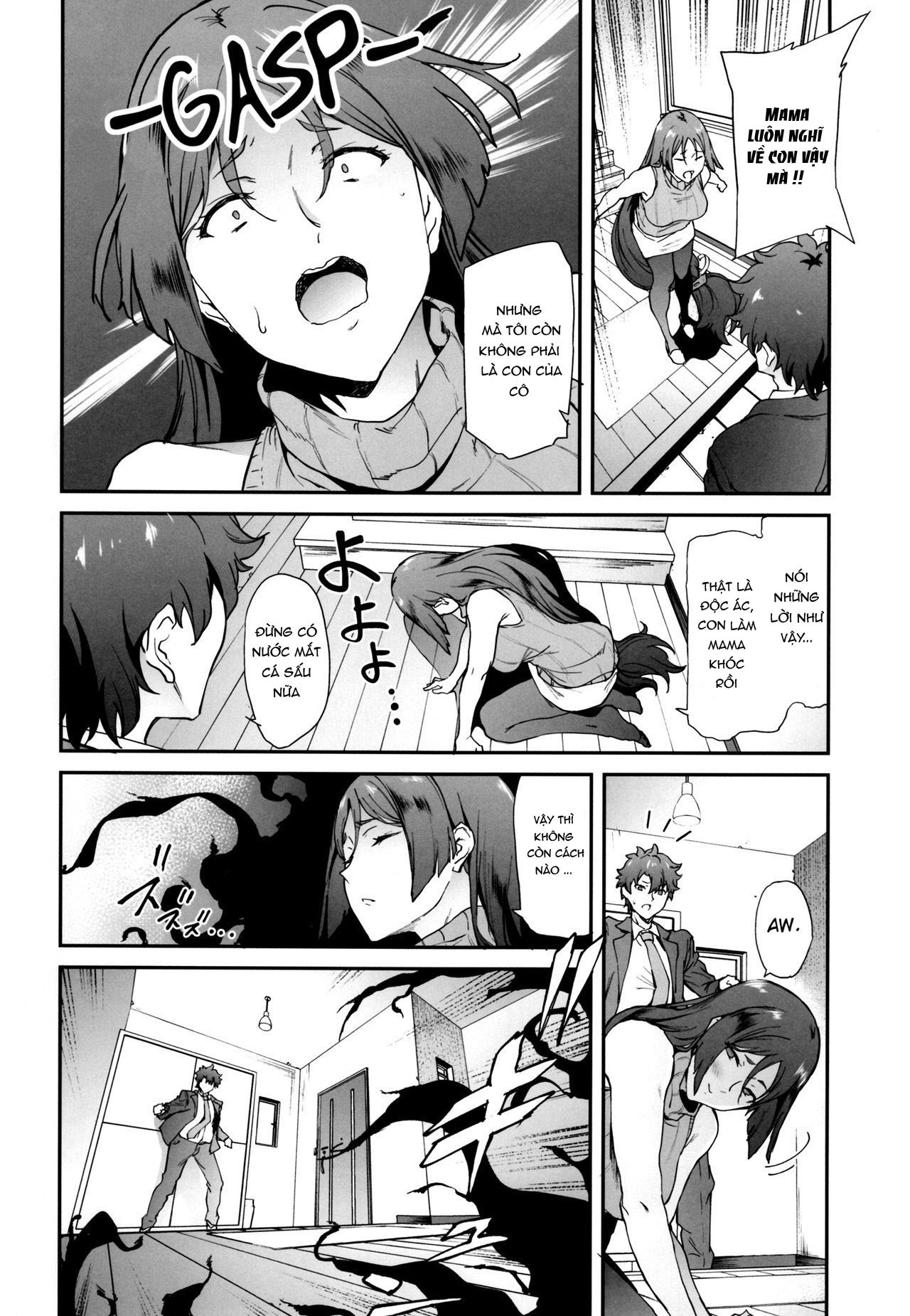 Đọc truyện hentai Raikou Mama ni Okasareru Hon - Oneshot