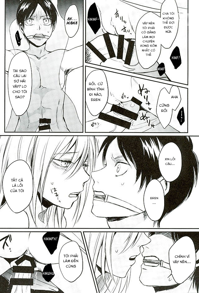 Đọc truyện hentai Reizoku wa Kami ni Arazaru (Shingeki no Kyojin) - Oneshot