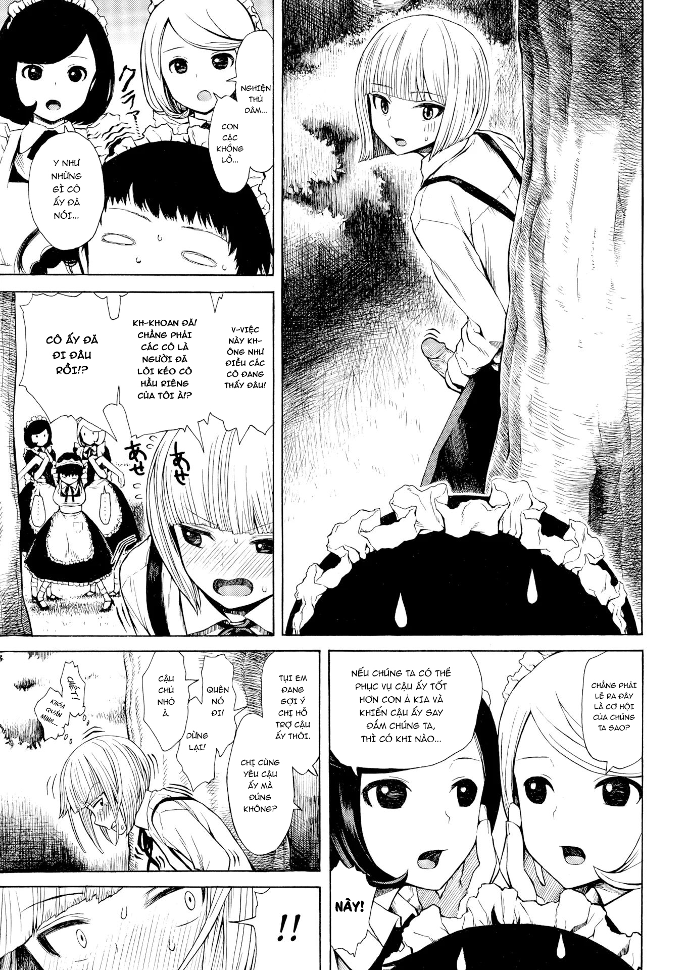 Đọc truyện hentai Nỗi niềm trăn trở của cậu chủ trẻ - Oneshot