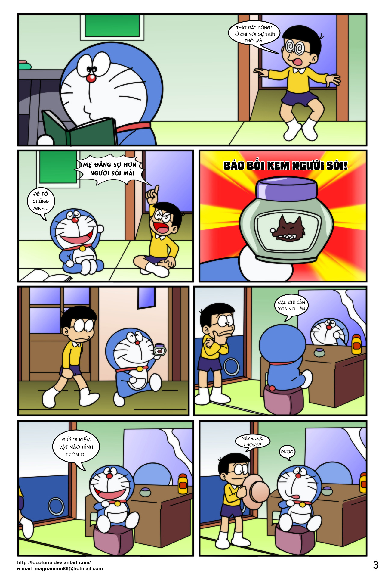 Đọc truyện hentai DORAEMON? - Vol 1 - Chap 1: Kem Người Sói