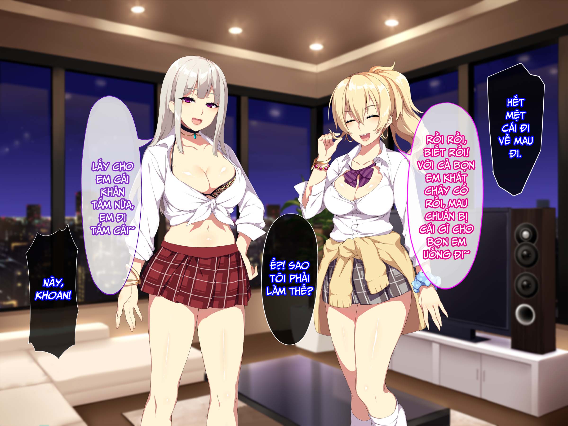 Đọc truyện hentai Cho Hai Em Gal Ở Nhờ Một Đêm - Chap 1 gái vàng