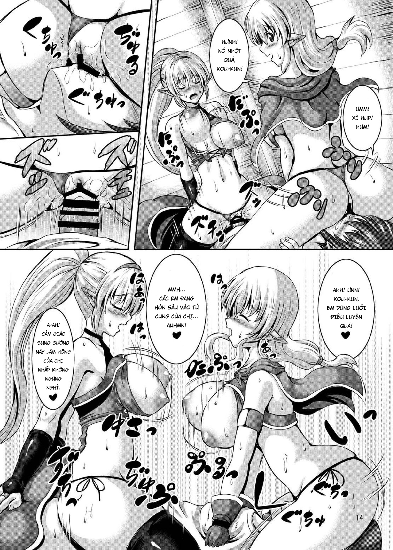 Đọc truyện hentai Tôi và những chị gái ở thế giới song song - Oneshot