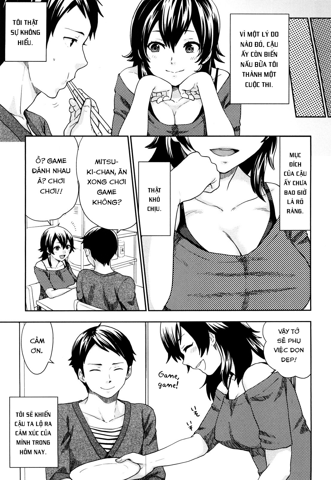 Đọc truyện hentai Kanojo wa Makezugirai - Oneshot