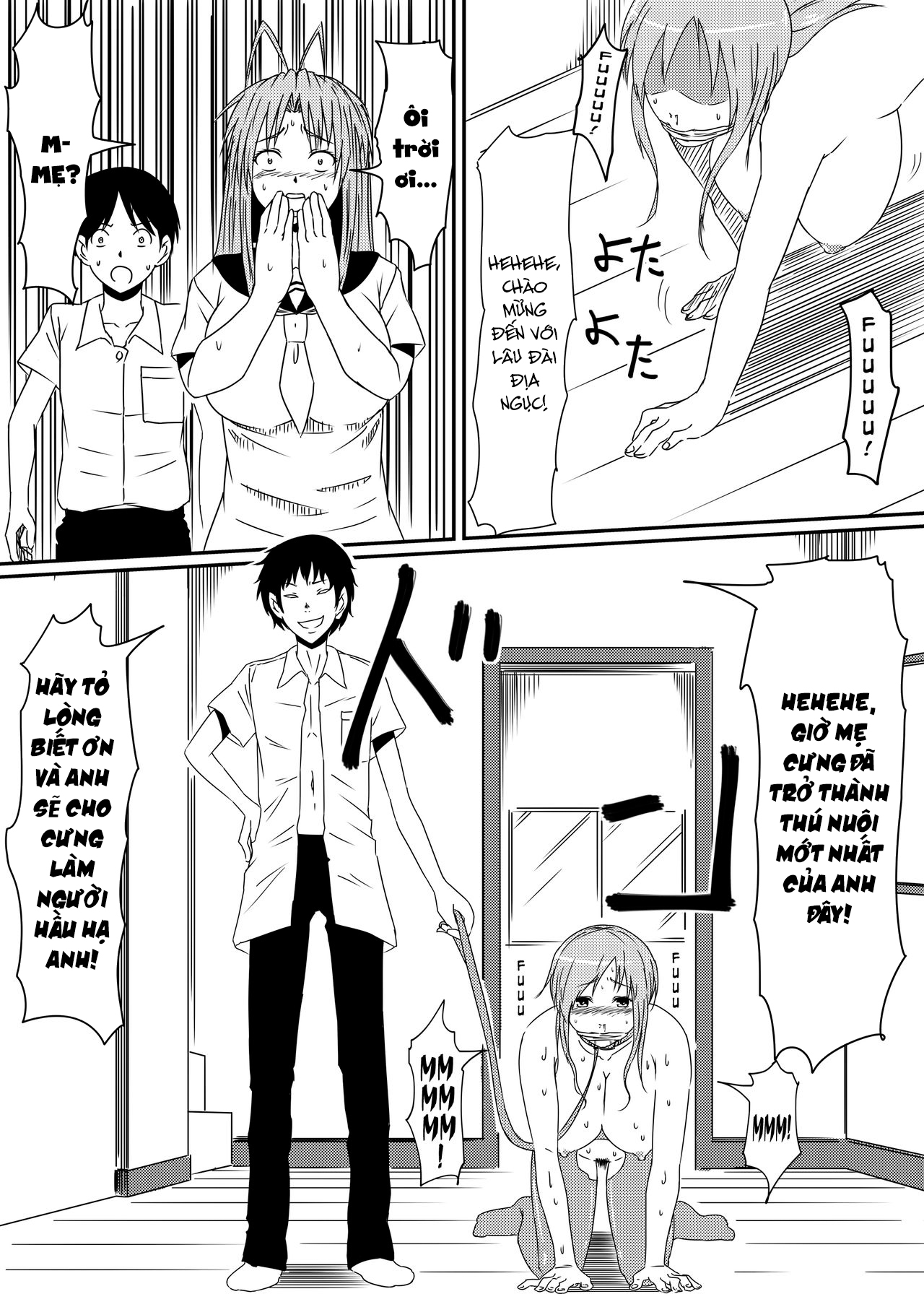 Đọc truyện hentai Thiếu niên và con cặc thần thánh! Chap 2 Chơi cả mẹ lẫn con