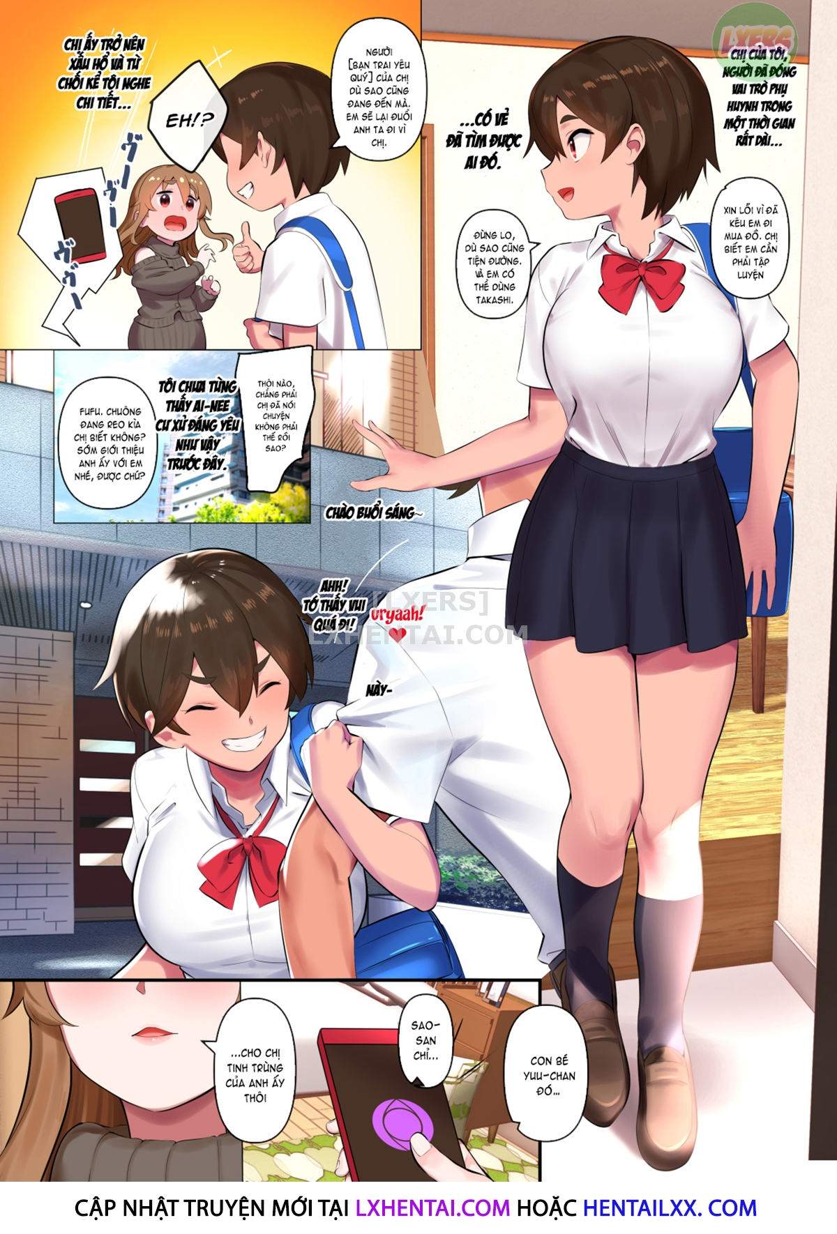 Đọc truyện hentai The Big Breasted Sisters Who've Fallen To Hypnosis Love Sperm - Oneshot