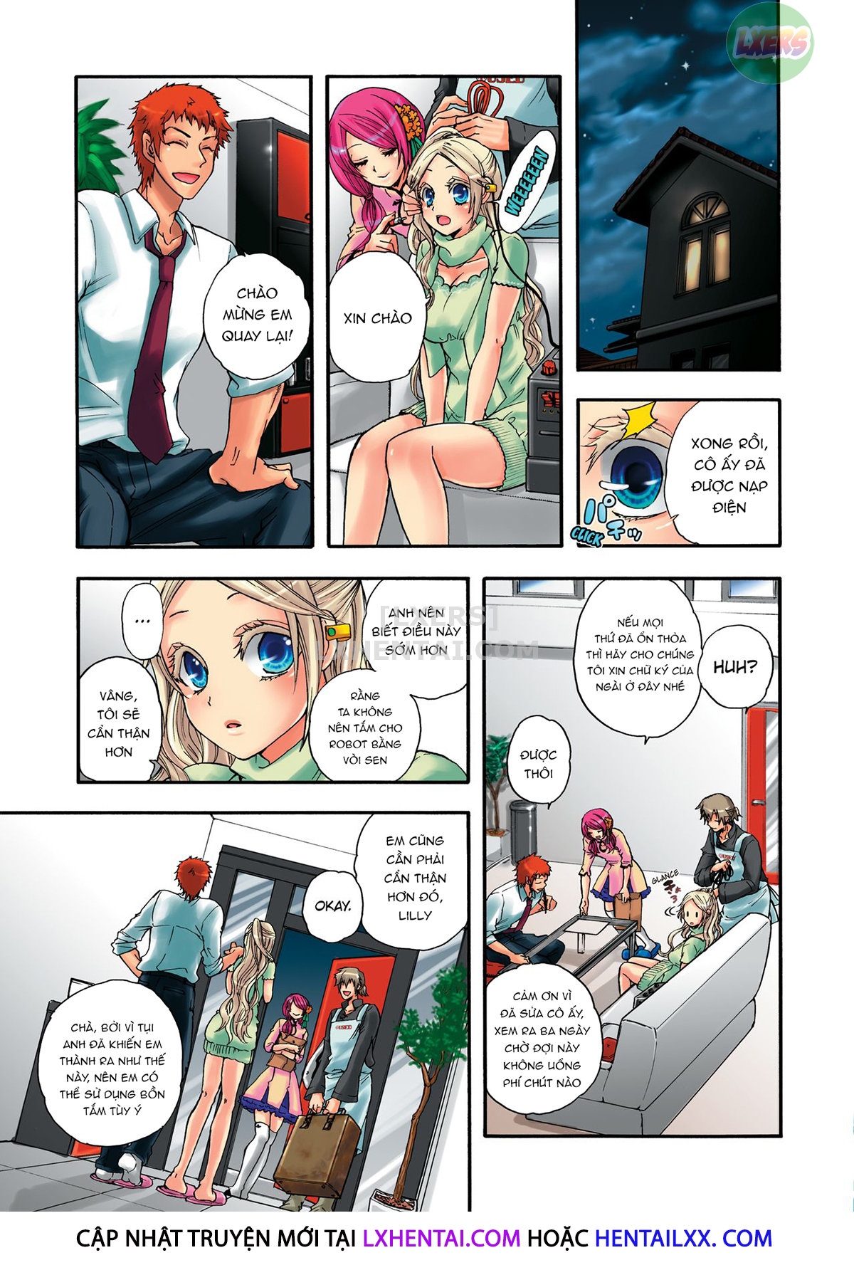 Đọc truyện hentai Robot thú cưng Lilly - Chap 7