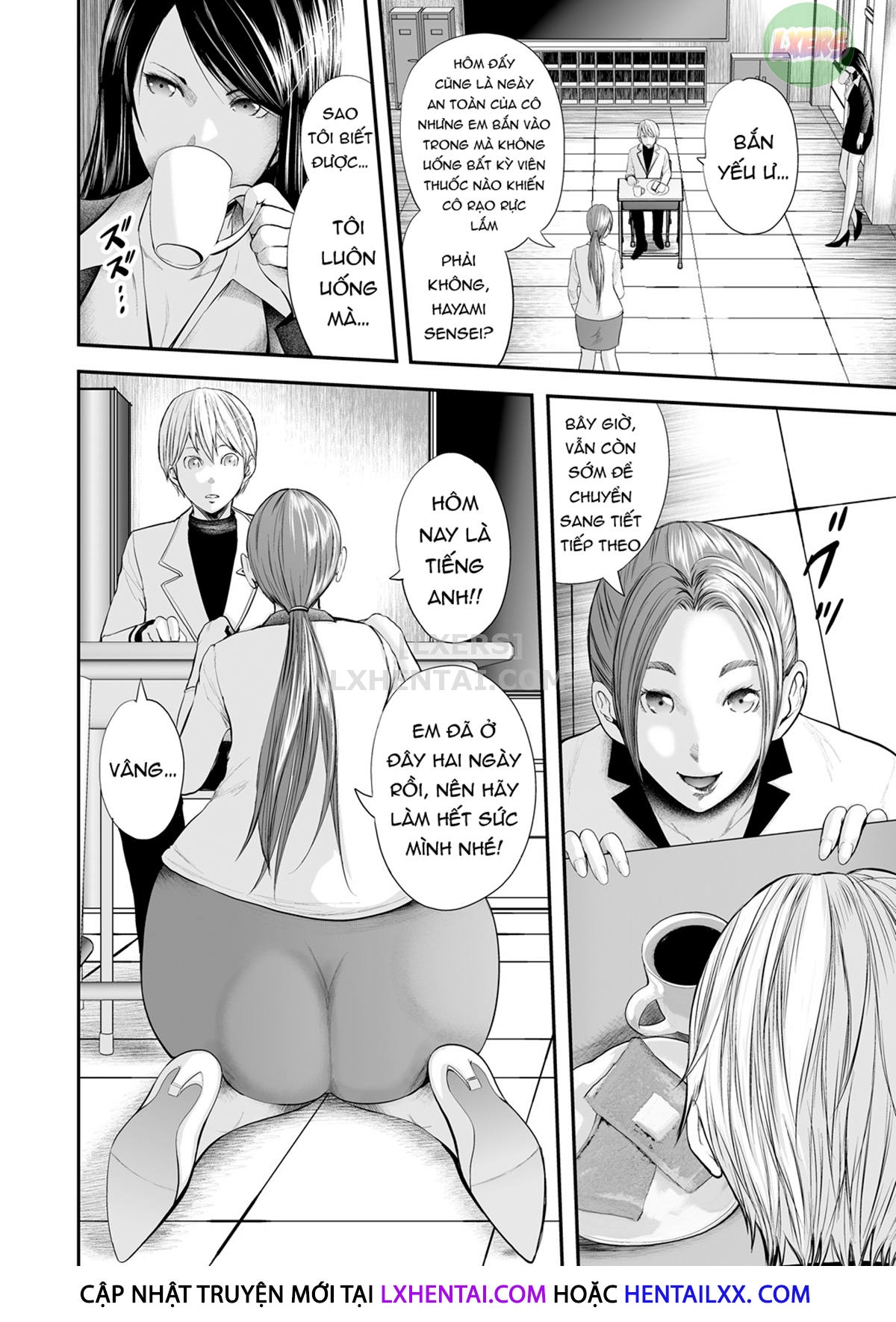 Đọc truyện hentai Jokyoshi Go-nin to Boku 1-ri - Chap 5 - Đụ lỗ đít
