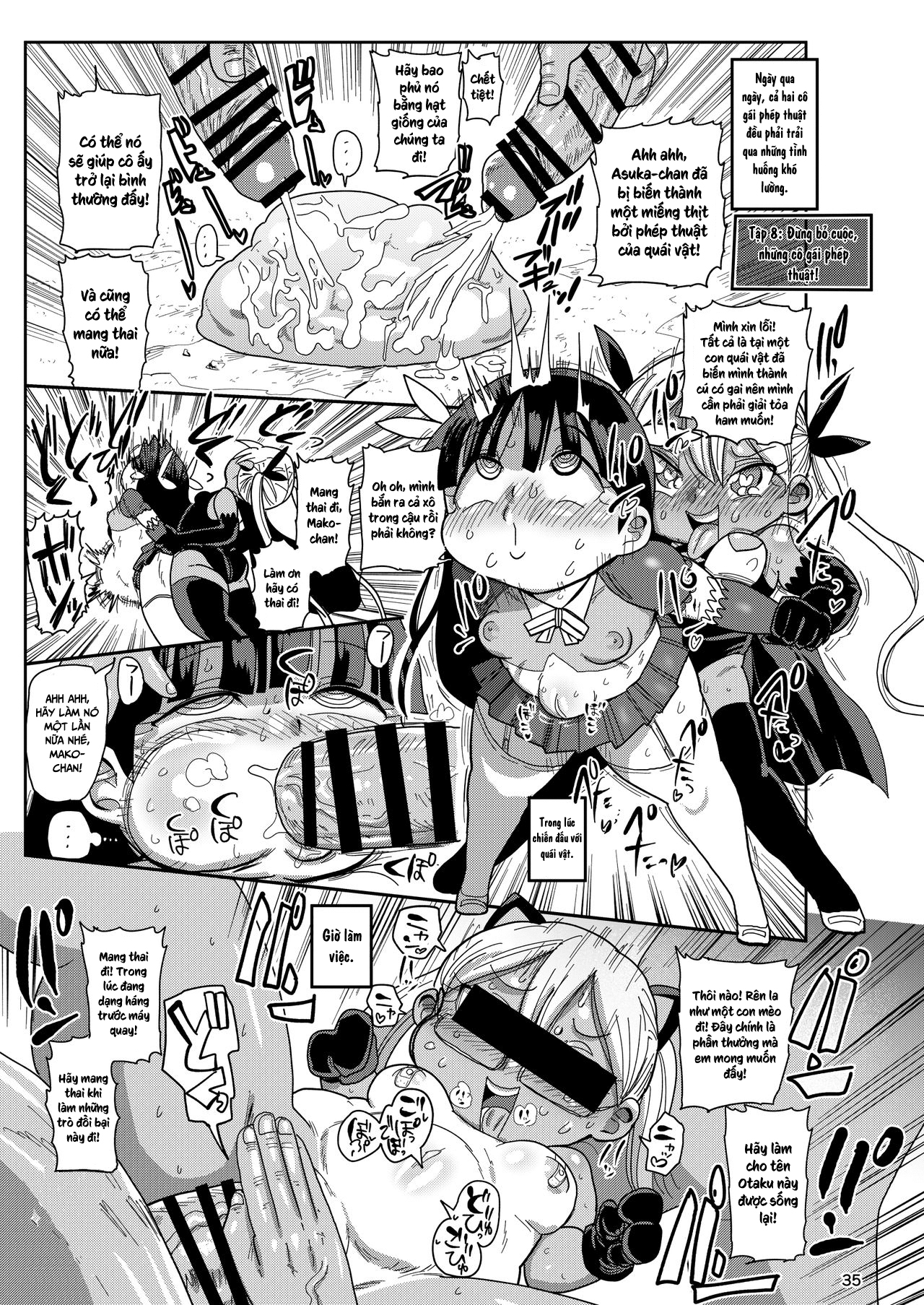 Đọc truyện hentai Cô gái phép thuật Mako - Chap 3
