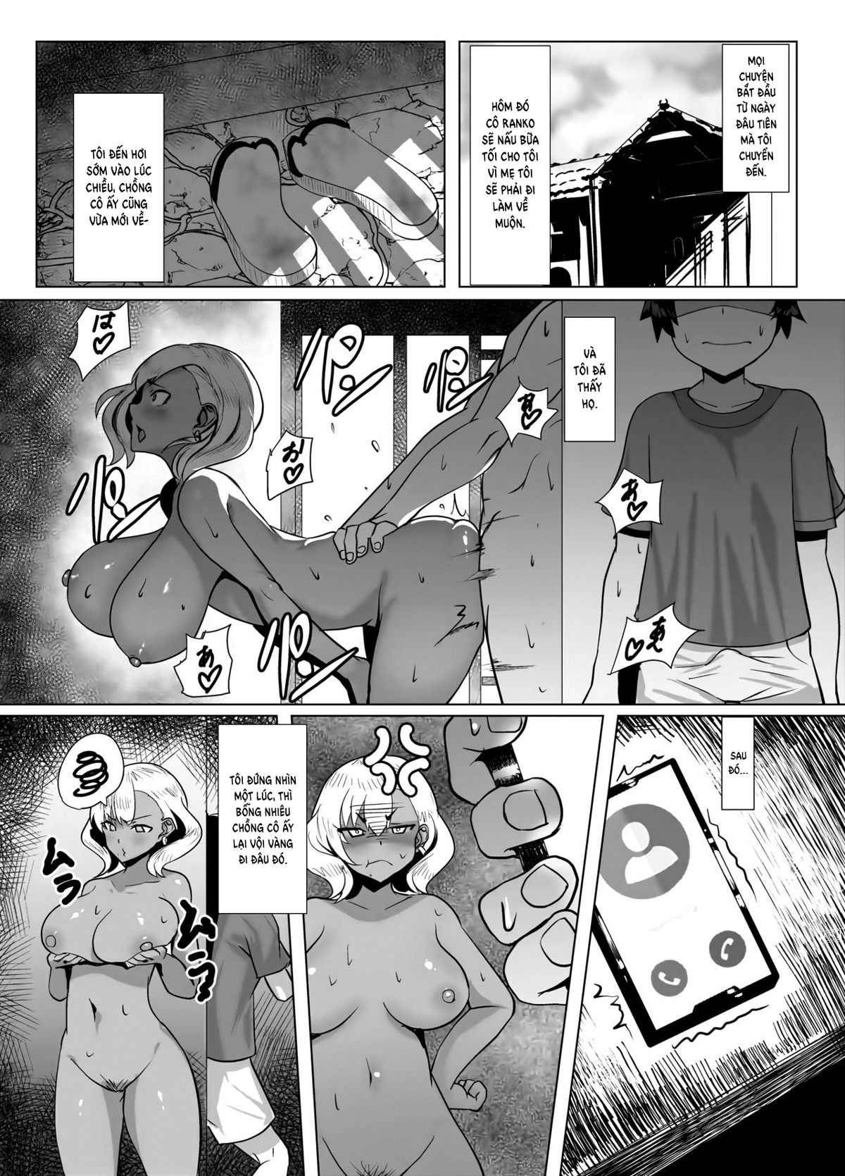 Đọc truyện hentai Kỳ nghỉ hè cùng với bà cô Gal đã lập gia đình - Oneshot