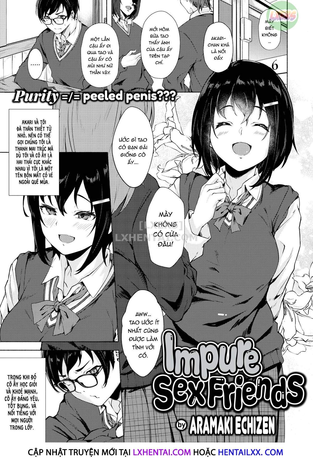 Đọc truyện hentai Impure Sex Friends - Oneshot